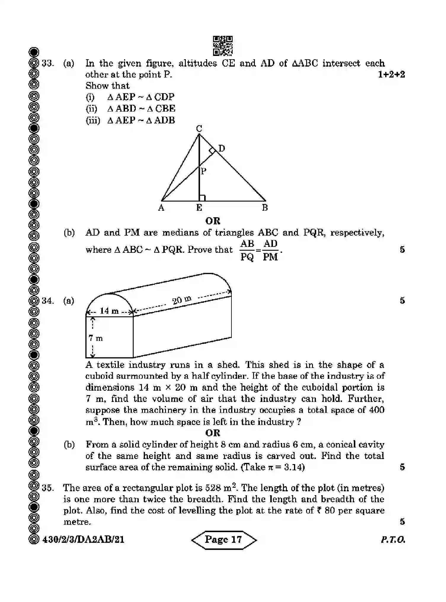 CBSE-Class-10-Previous-Year-Question-Papers-MATHEMATICS-BASIC-DA2AB-2-SET-3-Page-17 Image