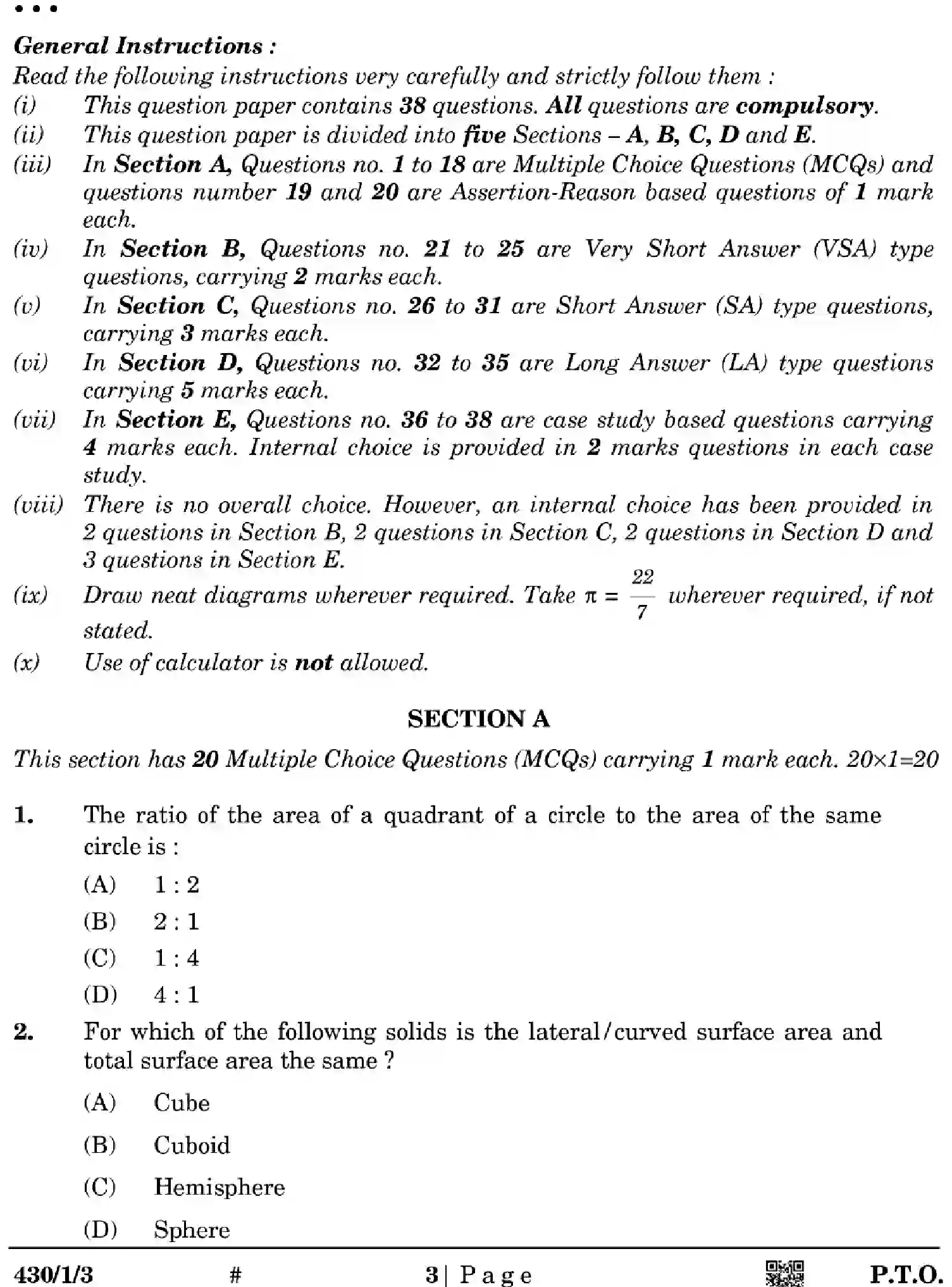 CBSE-Class-10-Previous-Year-Question-Papers-MATHEMATICS-BASIC-GE1FH-SET-3-Page-3 Image