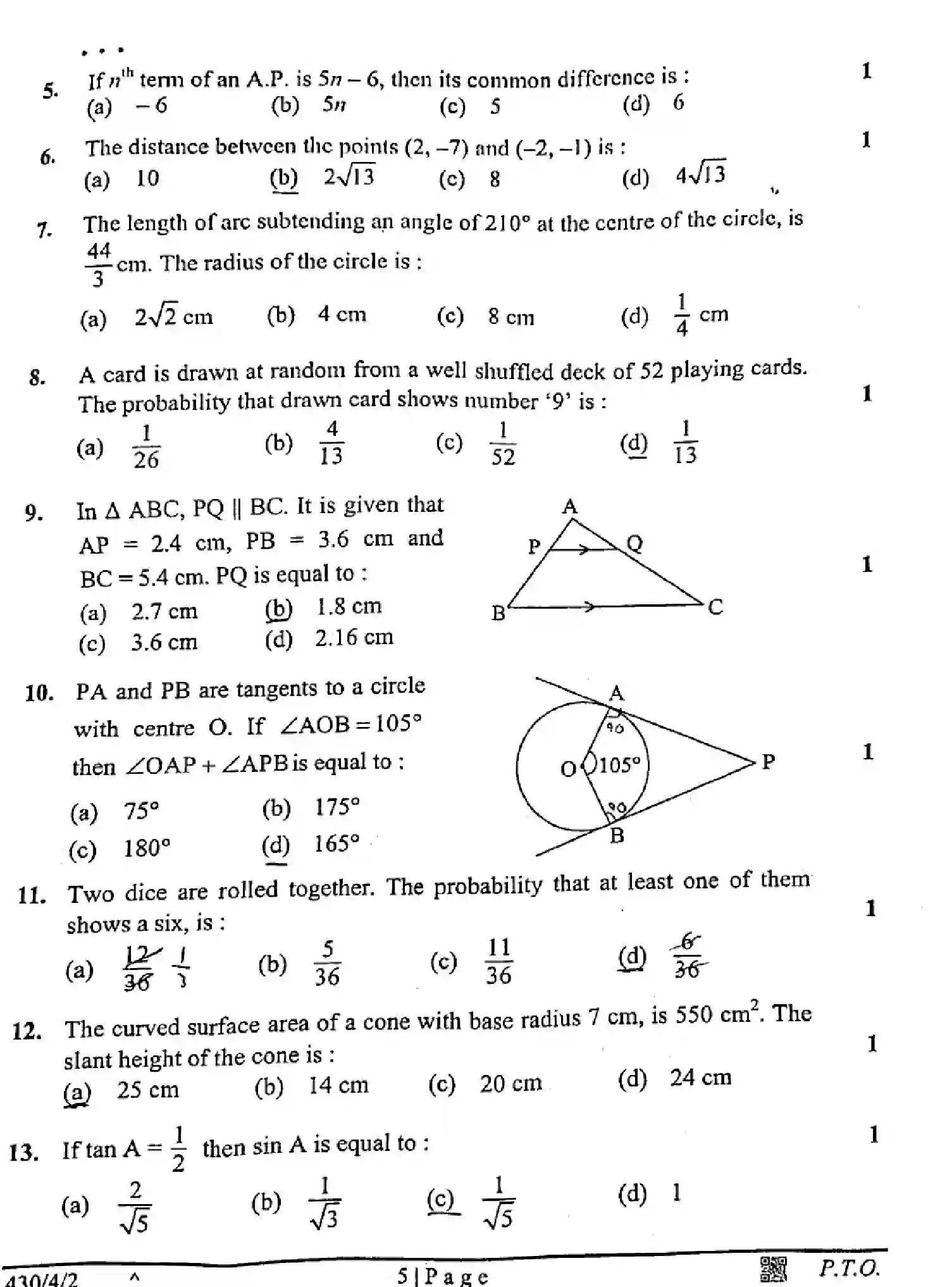 CBSE-Class-10-Previous-Year-Question-Papers-MATHEMATICS-BASIC-H4EFG-SET-2-Page-5 Image