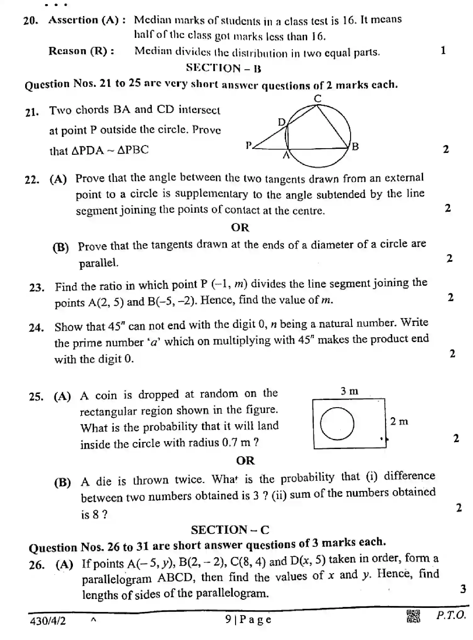 CBSE-Class-10-Previous-Year-Question-Papers-MATHEMATICS-BASIC-H4EFG-SET-2-Page-9 Image