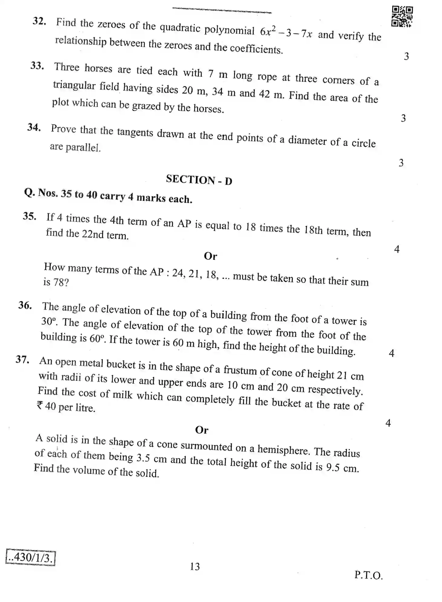 CBSE-Class-10-Previous-Year-Question-Papers-MATHEMATICS-BASIC-JBB-430-1-3-Page-13 Image