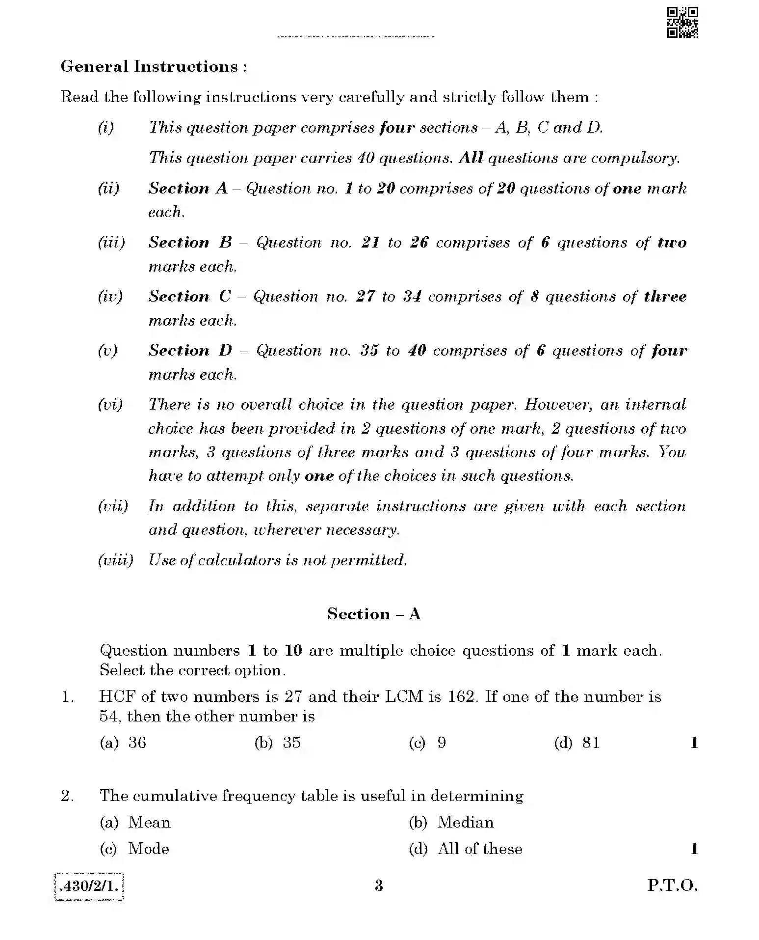 CBSE-Class-10-Previous-Year-Question-Papers-MATHEMATICS-BASIC-JBB-430-2-1-Page-3 Image