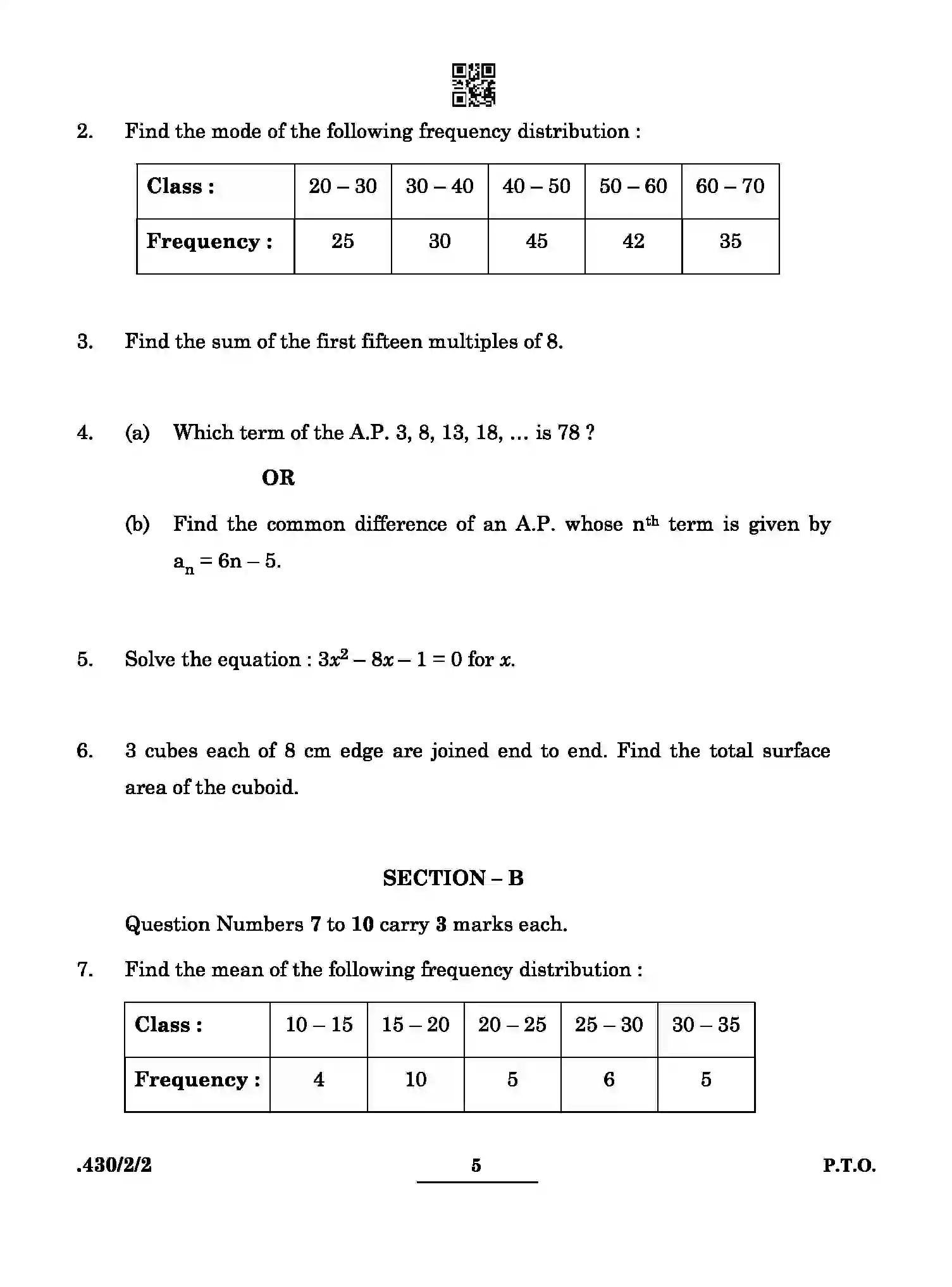 CBSE-Class-10-Previous-Year-Question-Papers-MATHEMATICS-BASIC-PPQQC-2-SET-2-Page-5 Image