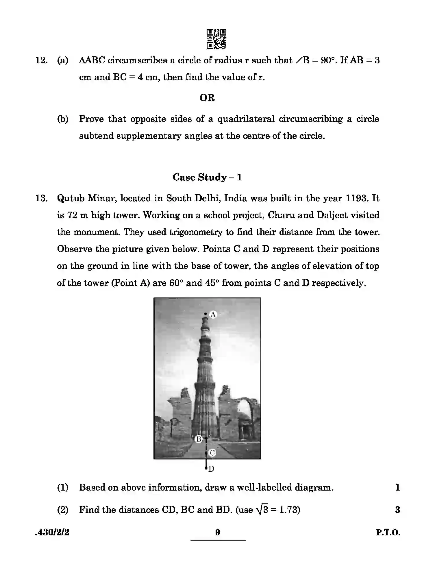 CBSE-Class-10-Previous-Year-Question-Papers-MATHEMATICS-BASIC-PPQQC-2-SET-2-Page-9 Image