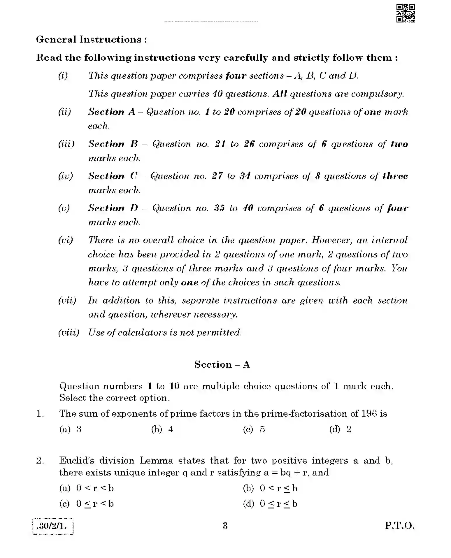 CBSE-Class-10-Previous-Year-Question-Papers-MATHEMATICS-JBB-2-SET-1-Page-3 Image