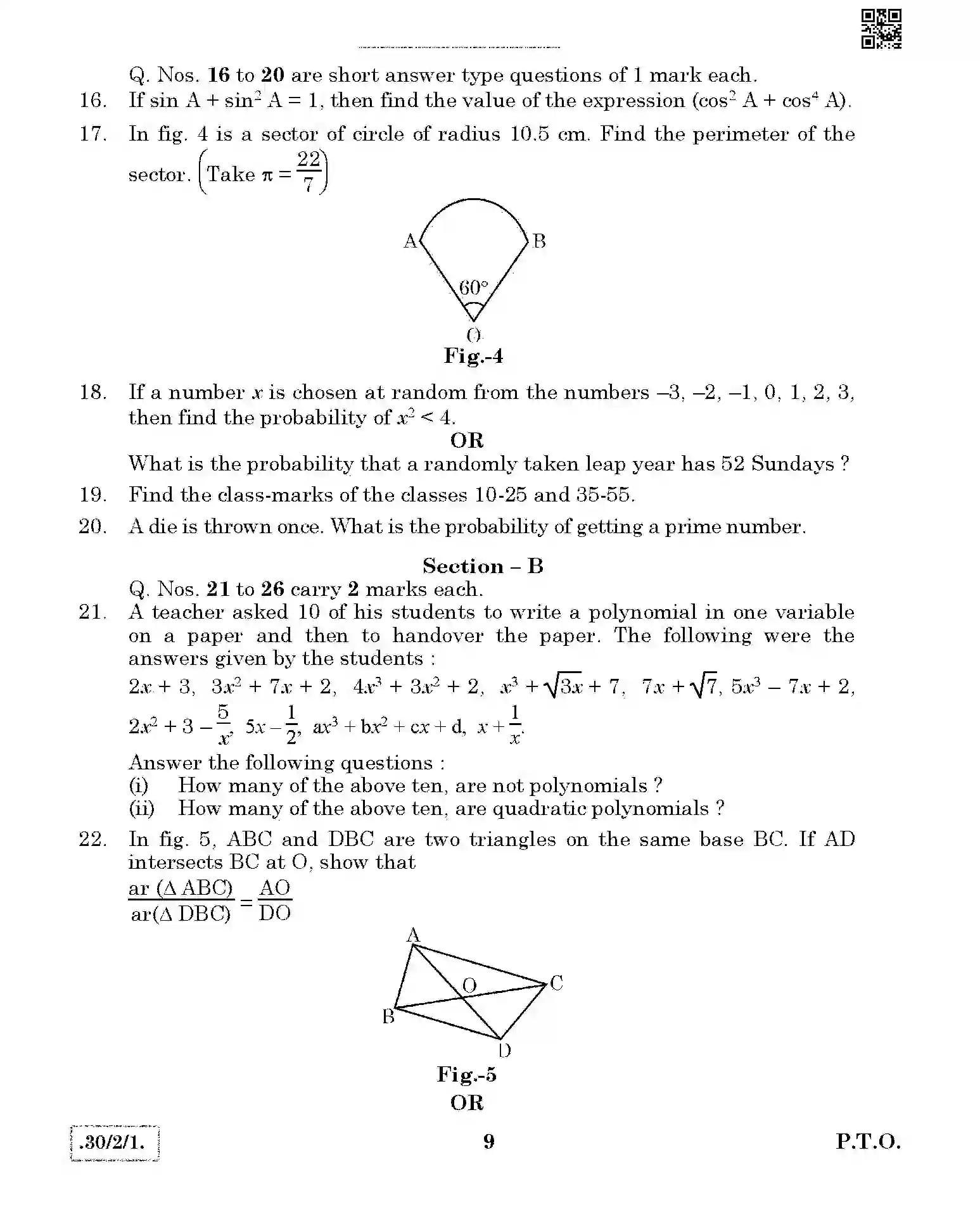 CBSE-Class-10-Previous-Year-Question-Papers-MATHEMATICS-JBB-2-SET-1-Page-9 Image