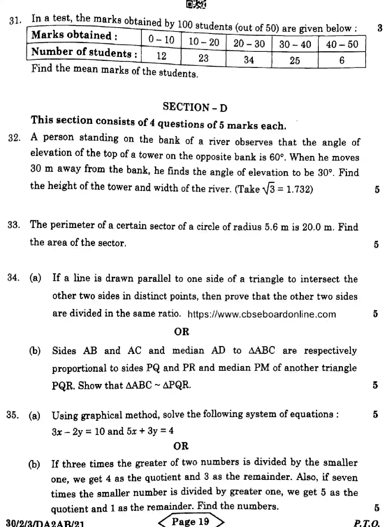 CBSE-Class-10-Previous-Year-Question-Papers-MATHEMATICS-STANDARD-DA2AB-2-SET-3-Page-19 Image