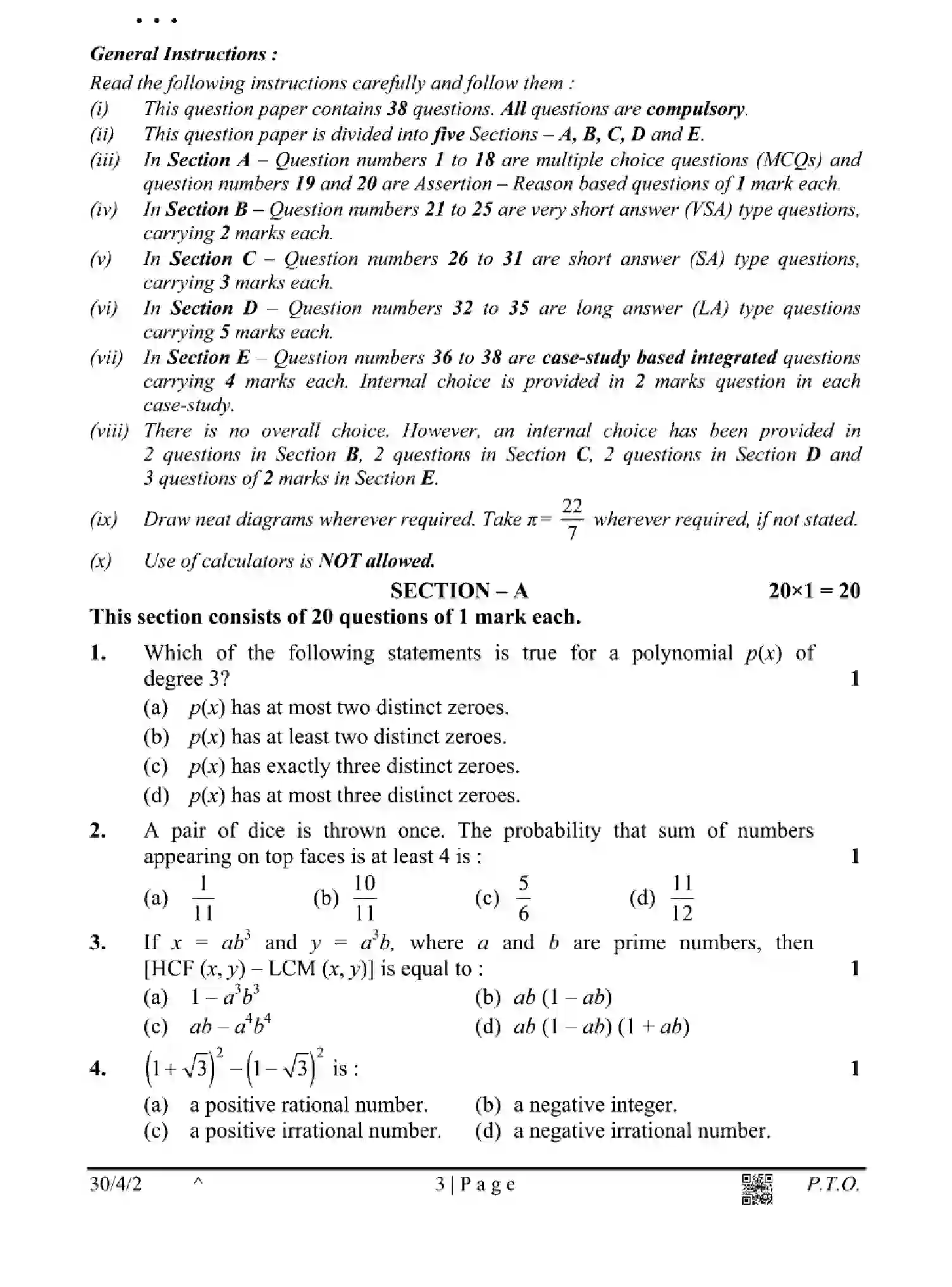 CBSE-Class-10-Previous-Year-Question-Papers-MATHEMATICS-STANDARD-H4EFG-SET-2-Page-3 Image