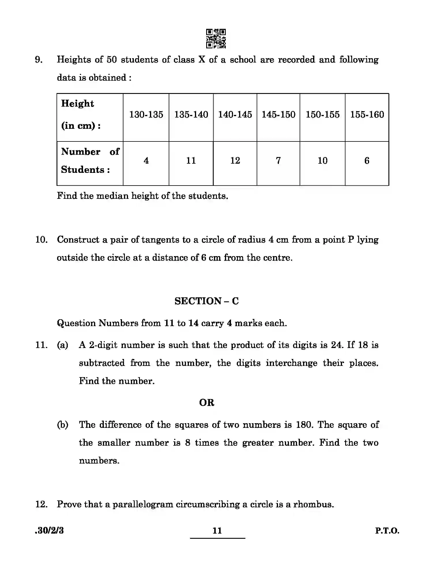 CBSE-Class-10-Previous-Year-Question-Papers-MATHEMATICS-STANDARD-PPQQC-2-SET-3-Page-11 Image
