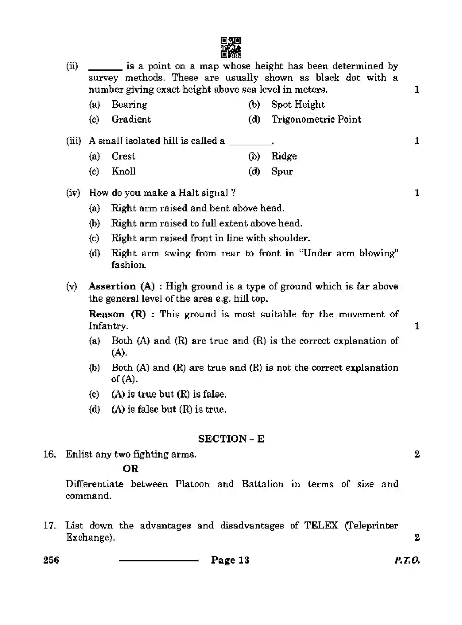 CBSE-Class-10-Previous-Year-Question-Papers-NATIONAL-CADET-CORPS-NCC-CDBA-SET-4-Page-13 Image