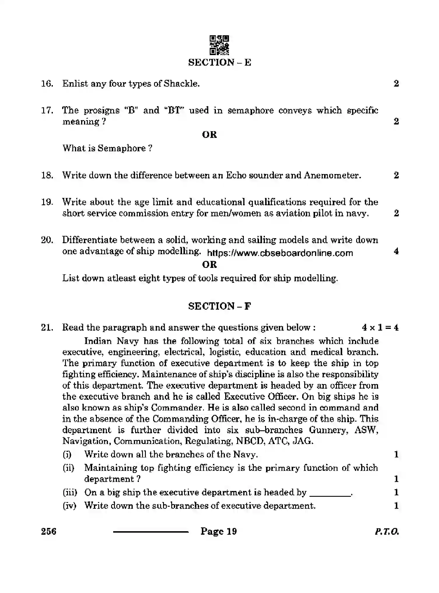 CBSE-Class-10-Previous-Year-Question-Papers-NATIONAL-CADET-CORPS-NCC-CDBA-SET-4-Page-19 Image
