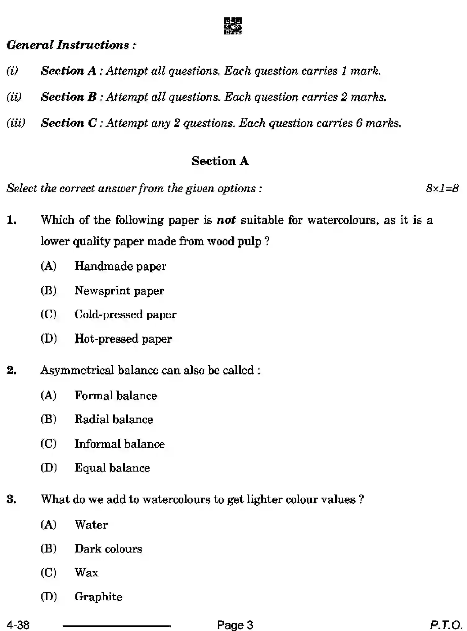 CBSE-Class-10-Previous-Year-Question-Papers-PAINTING-CDBA-SET-4-Page-3 Image