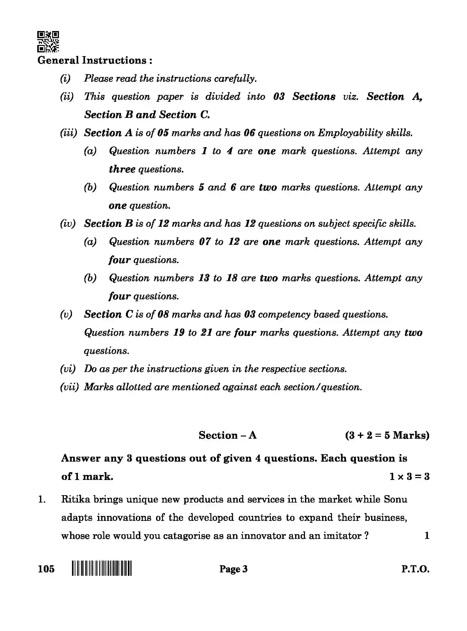 CBSE-Class-10-Previous-Year-Question-Papers-PHYSICAL-ACTIVITY-TRAINER-QAA-SET-4-Page-3 Image