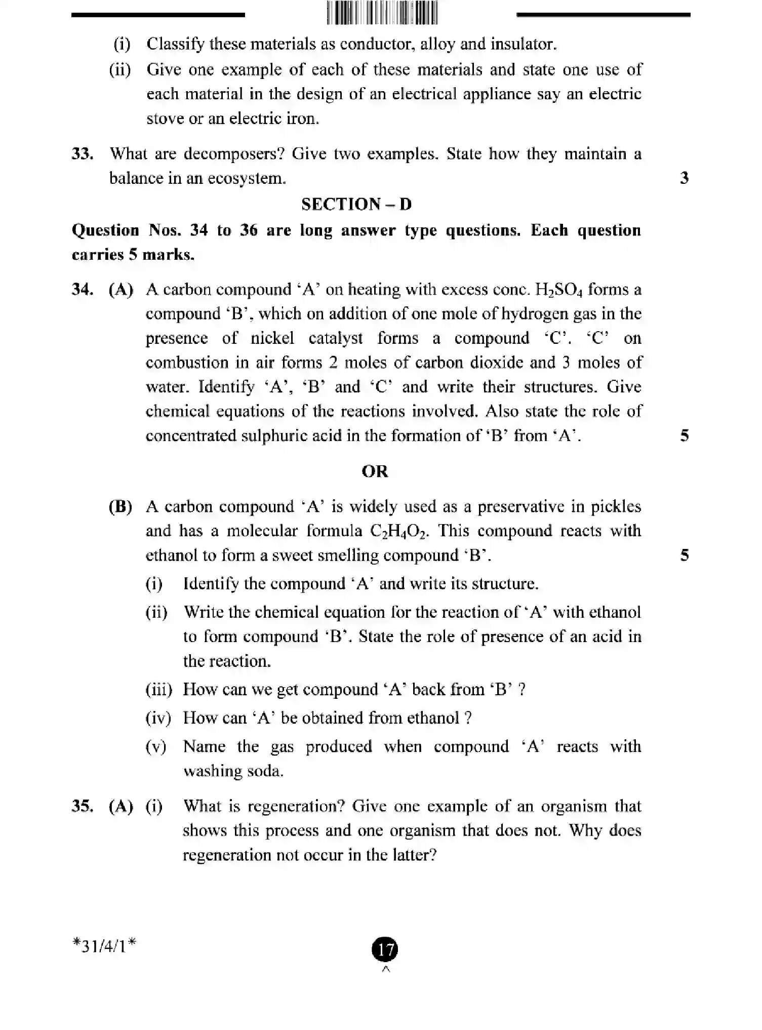 CBSE-Class-10-Previous-Year-Question-Papers-SCIENCE-EFHG4-SET-1-Page-17 Image