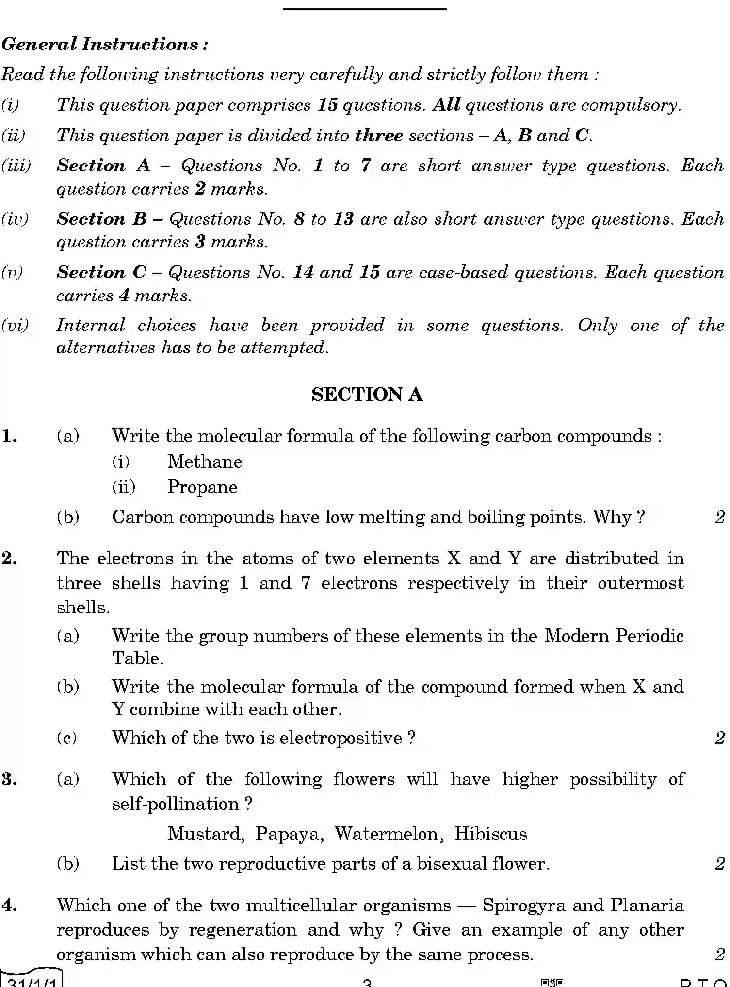 CBSE-Class-10-Previous-Year-Question-Papers-SCIENCE-QQARR-1-SET-1-Page-3 Image