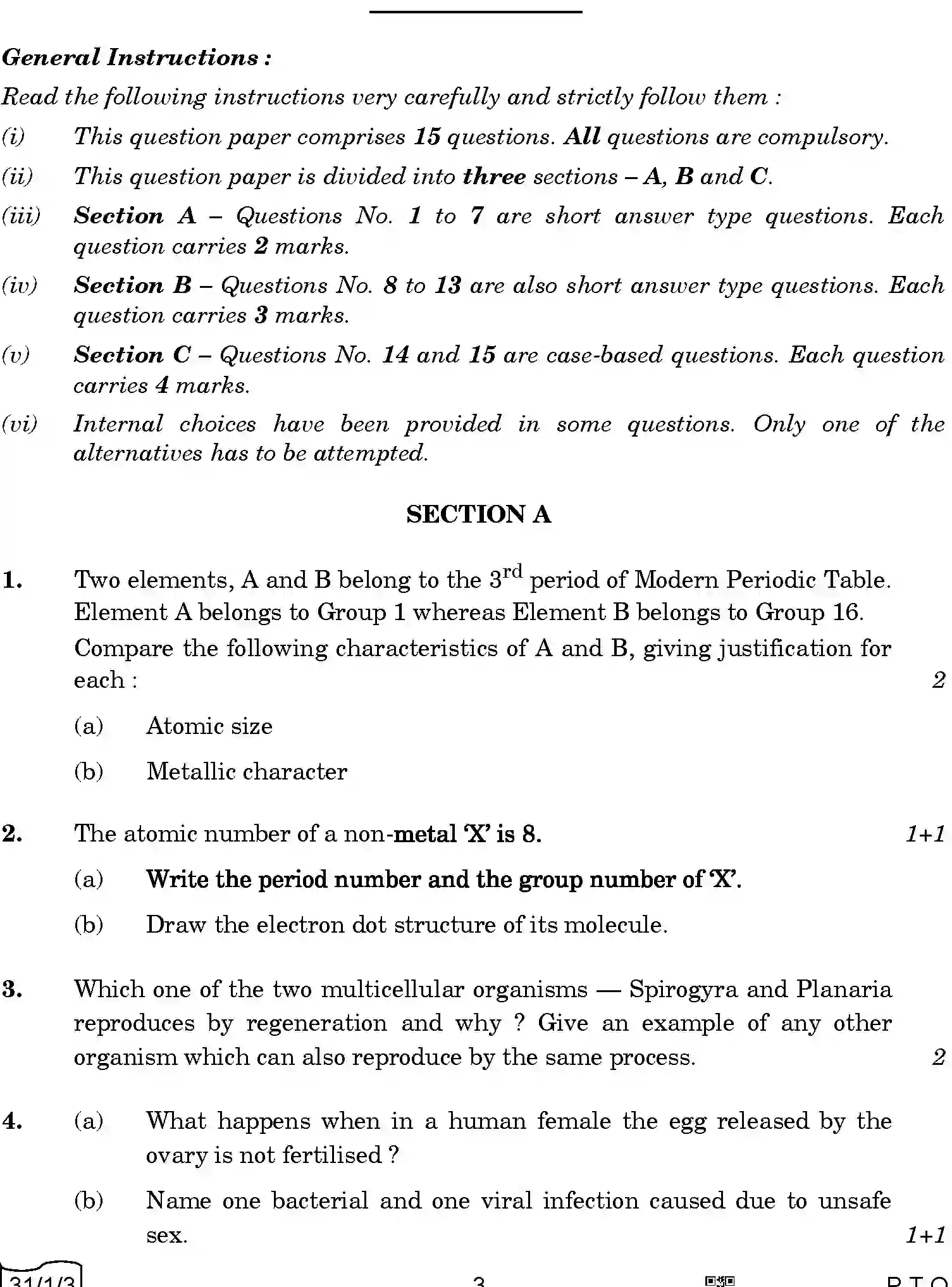 CBSE-Class-10-Previous-Year-Question-Papers-SCIENCE-QQARR-1-SET-3-Page-3 Image