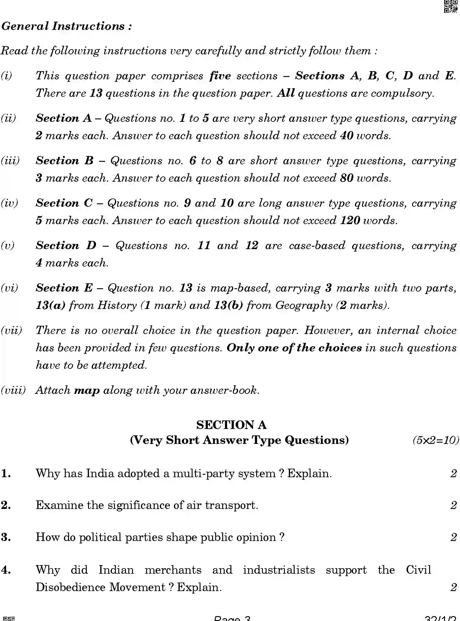 CBSE-Class-10-Previous-Year-Question-Papers-SOCIAL-SCIENCE-AQQPP-1-SET-2-Page-3 Image