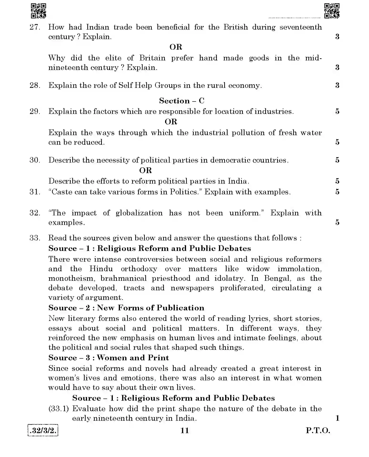 CBSE-Class-10-Previous-Year-Question-Papers-SOCIAL-SCIENCE-JBB-32-3-2-Page-11 Image