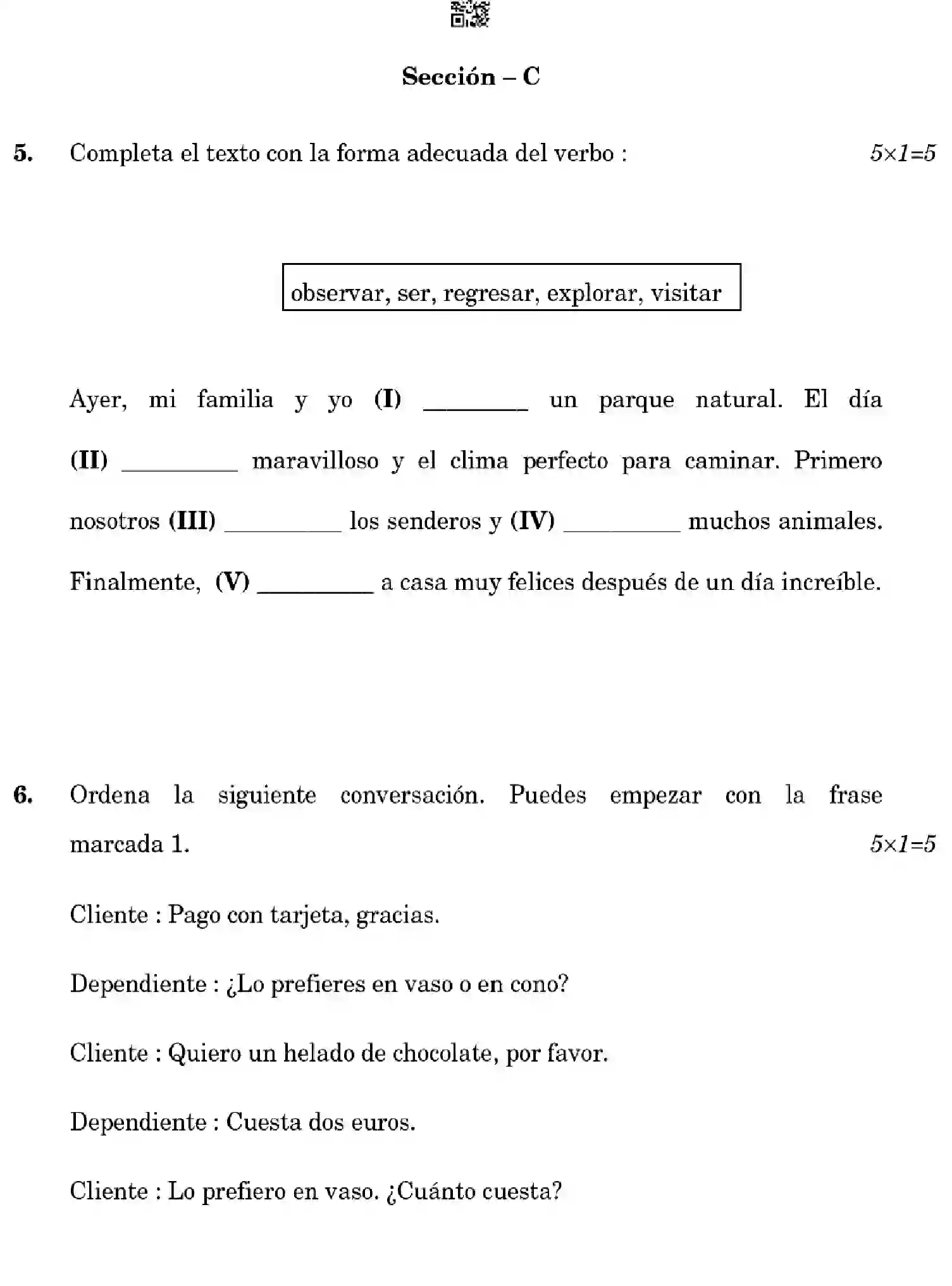 CBSE-Class-10-Previous-Year-Question-Papers-SPANISH-HF1EG-SET-4-Page-5 Image