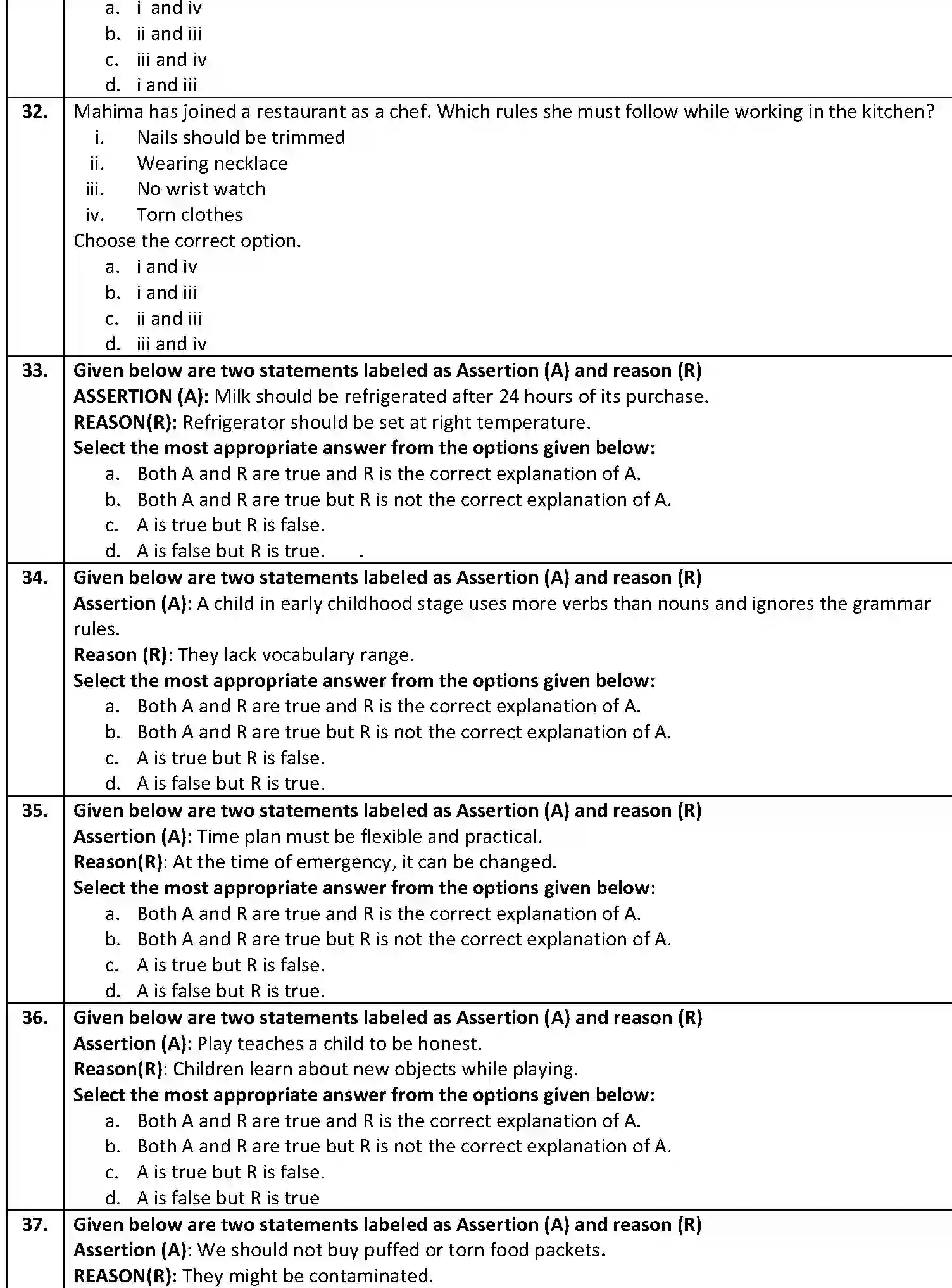 CBSE-Class-10-Previous-Year-Question-Papers-SQP-TERM-1-HOME-SCIENCE-Page-5 Image