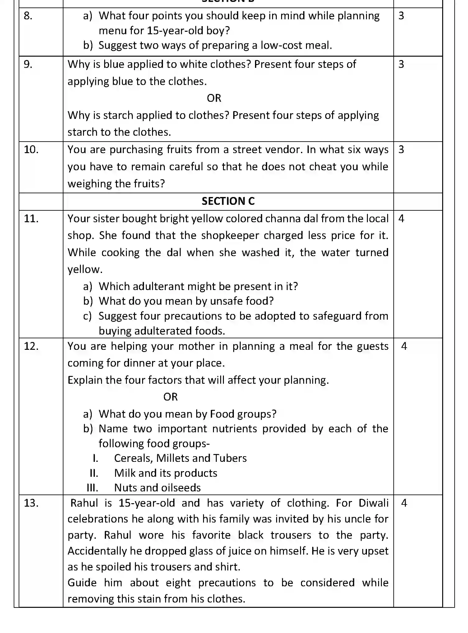 CBSE-Class-10-Previous-Year-Question-Papers-SQP-TERM-2-HOME-SCIENCE-Page-2 Image