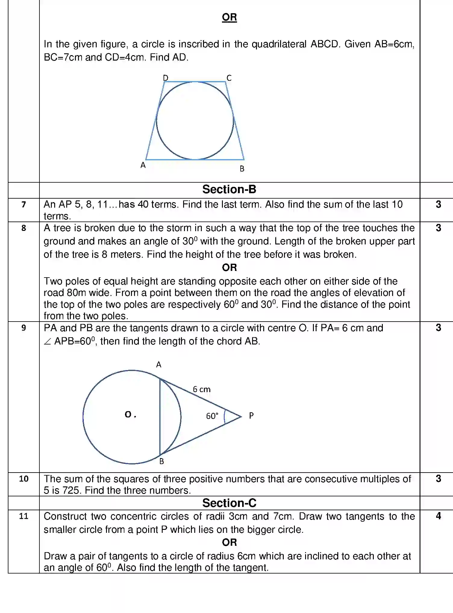 CBSE-Class-10-Previous-Year-Question-Papers-SQP-TERM-2-MATHEMATICS-BASIC-Page-2 Image
