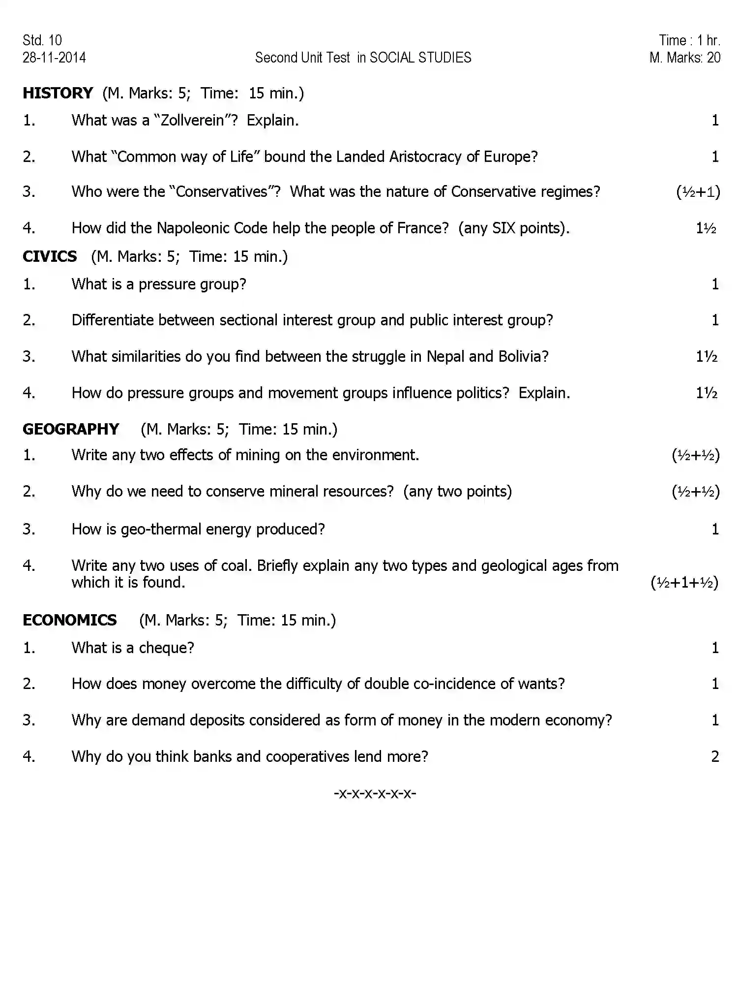 CBSE-Class-10-Previous-Year-Question-Papers-UT2-SOCIAL-SCIENCE-Page-1 Image