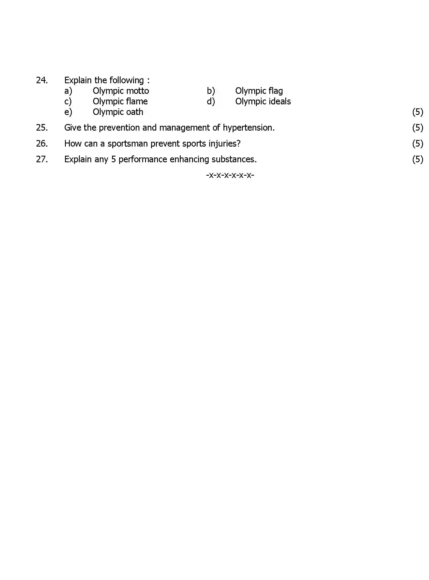 CBSE-Class-11-Previous-Year-Question-Papers-HY-PHYSICAL-EDUCATION-Page-2 Image