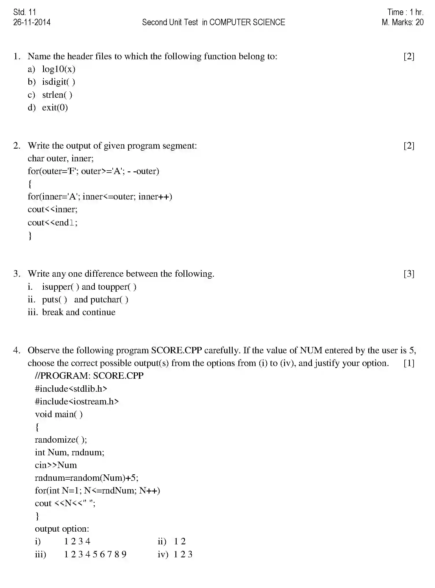 CBSE-Class-11-Previous-Year-Question-Papers-UT2-COMPUTER-SCIENCE-Page-1 Image