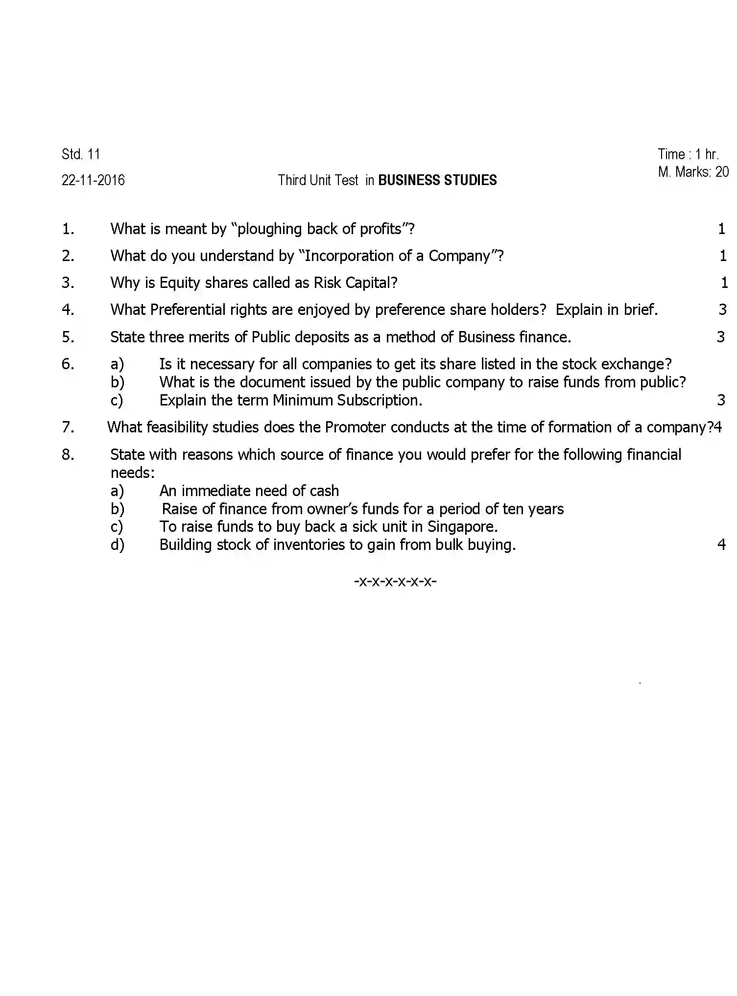 CBSE-Class-11-Previous-Year-Question-Papers-UT3-BUSINESS-STUDIES-Page-1 Image