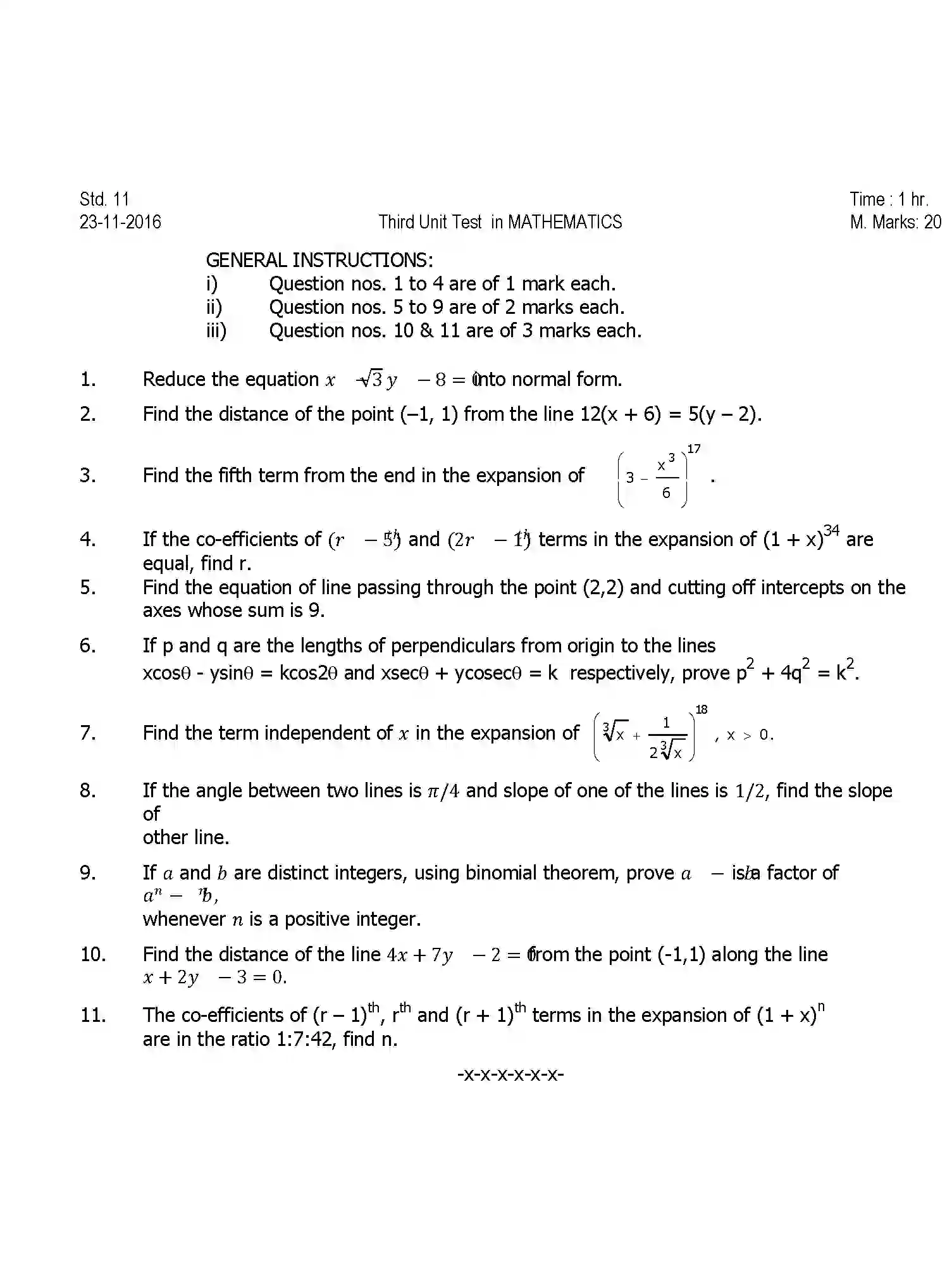 CBSE-Class-11-Previous-Year-Question-Papers-UT3-MATHEMATICS-Page-1 Image