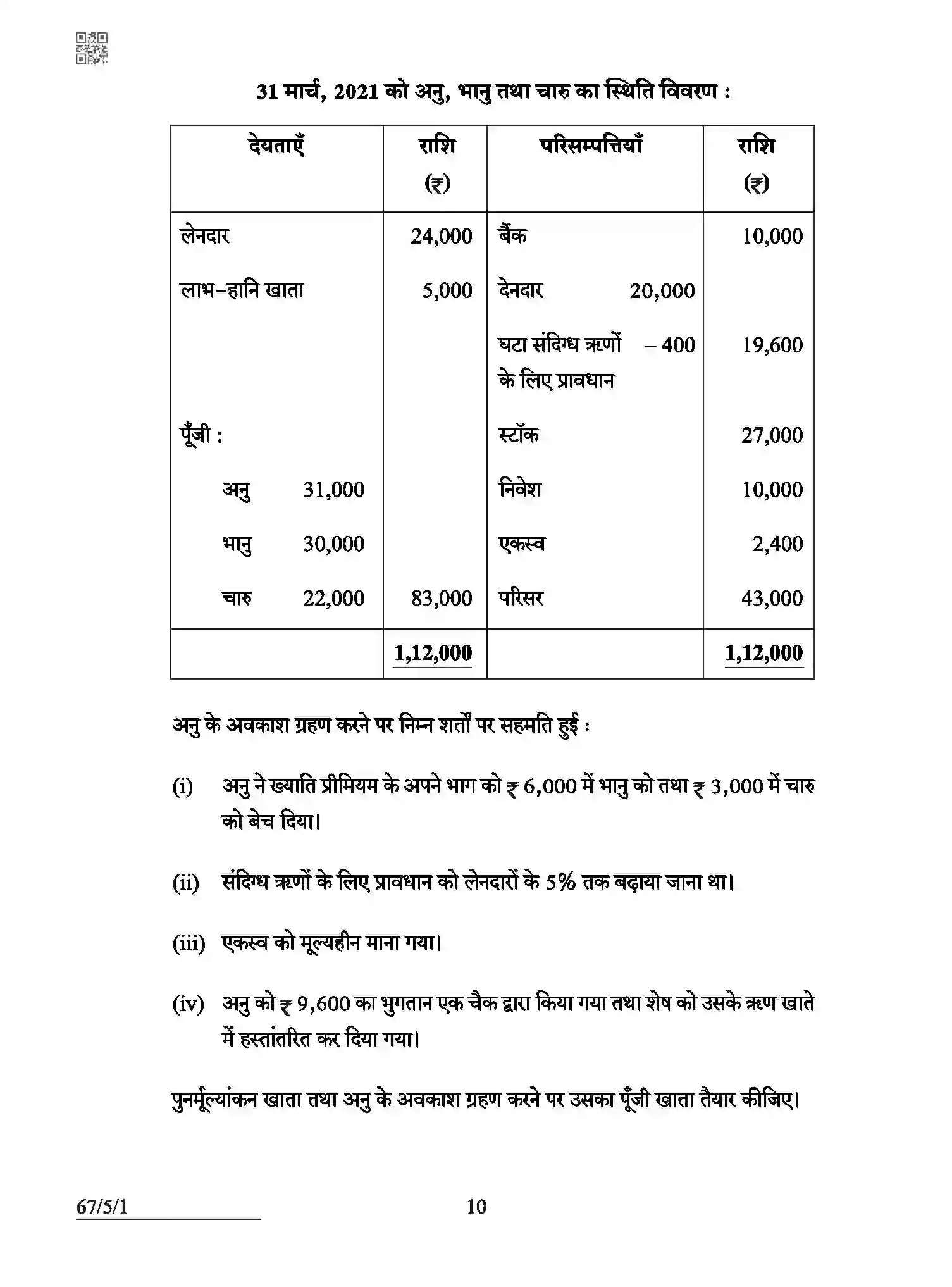 CBSE-Class-12-Previous-Year-Question-Papers-ACCOUNTANCY-ABCD5-5-SET-1-Page-10 Image