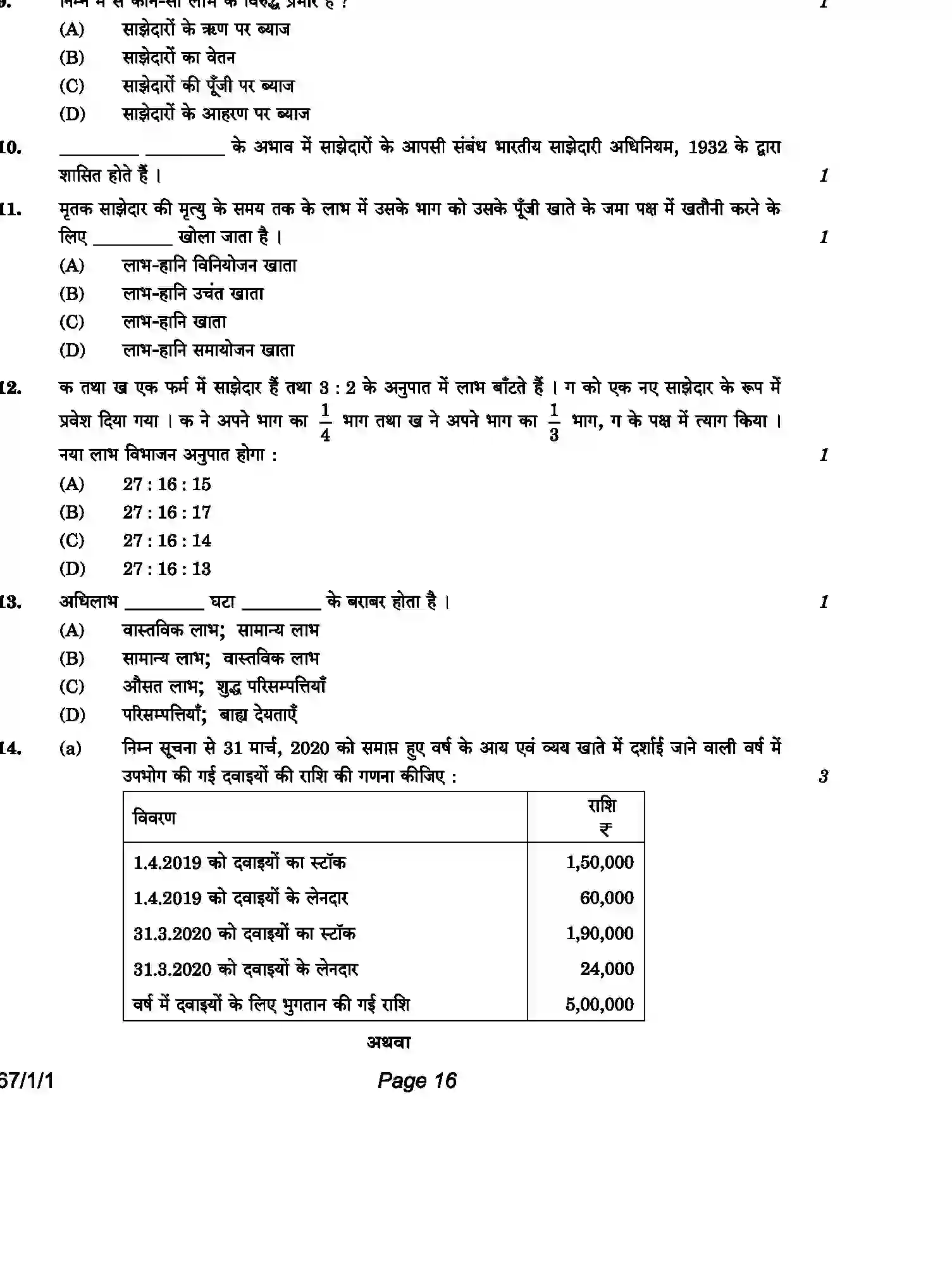 CBSE-Class-12-Previous-Year-Question-Papers-ACCOUNTANCY-HPK14-C-SET-1-COMP-Page-16 Image