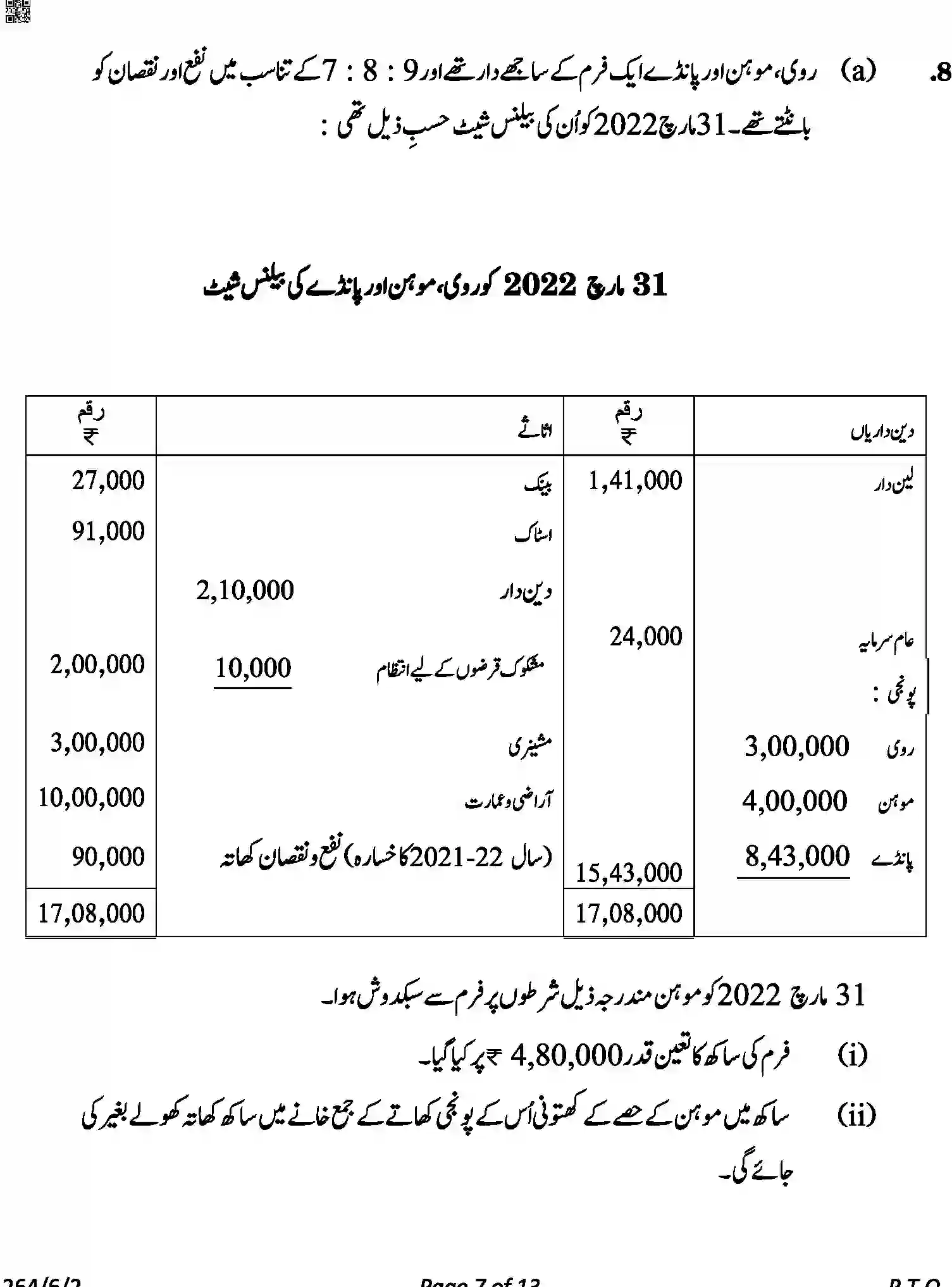 CBSE-Class-12-Previous-Year-Question-Papers-ACCOUNTANCY-URDU-A6BAB-C-SET-2-COMP-Page-7 Image