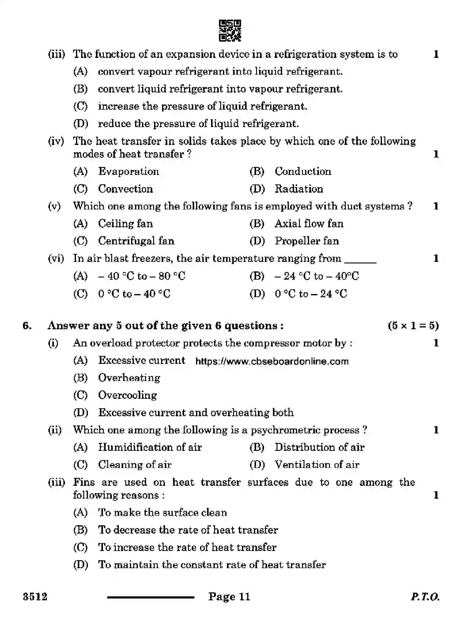 CBSE-Class-12-Previous-Year-Question-Papers-AIR-CONDITIONING-AND-REFRIGERATION-RQPS-SET-4-Page-11 Image