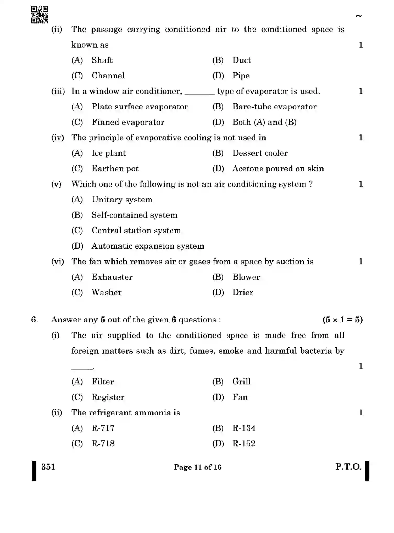 CBSE-Class-12-Previous-Year-Question-Papers-AIR-CONDITIONING-AND-REFRIGERATION-X4YZW-SET-4-Page-11 Image