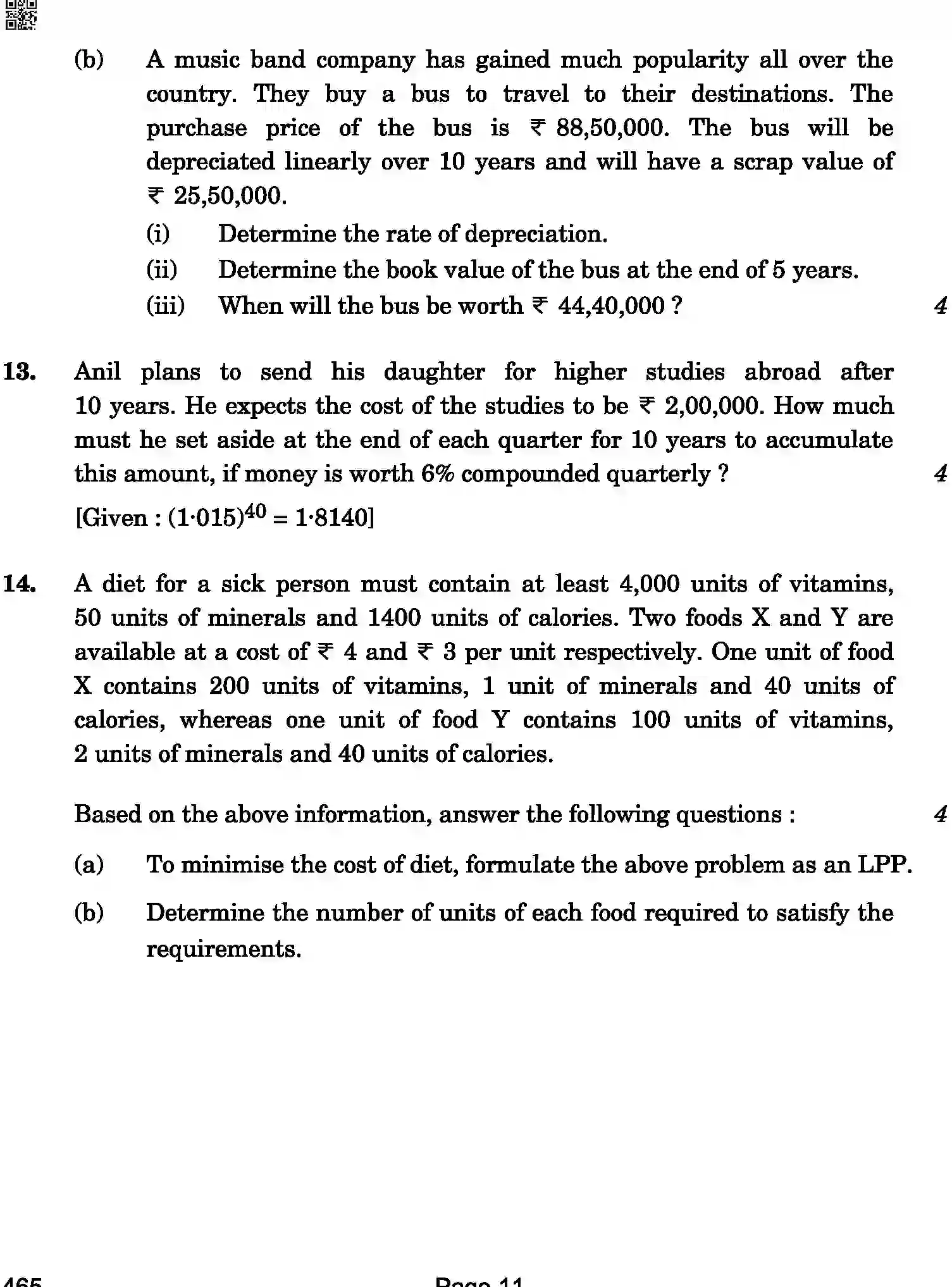 CBSE-Class-12-Previous-Year-Question-Papers-APPLIED-MATHEMATICS-BAB-C-SET-4-COMP-Page-11 Image