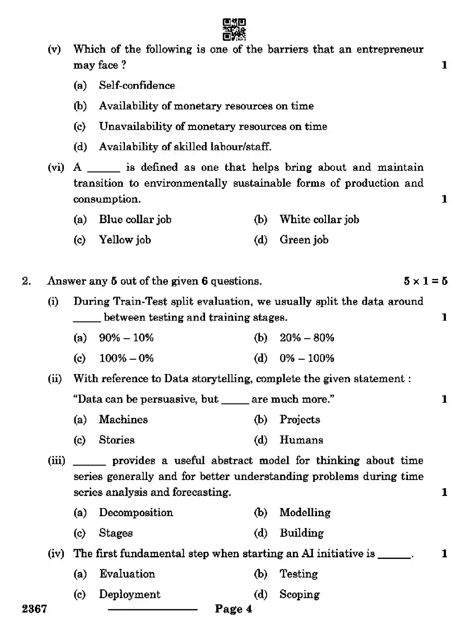CBSE-Class-12-Previous-Year-Question-Papers-ARTIFICIAL-INTELLIGENCE-RQPS-SET-4-Page-4 Image