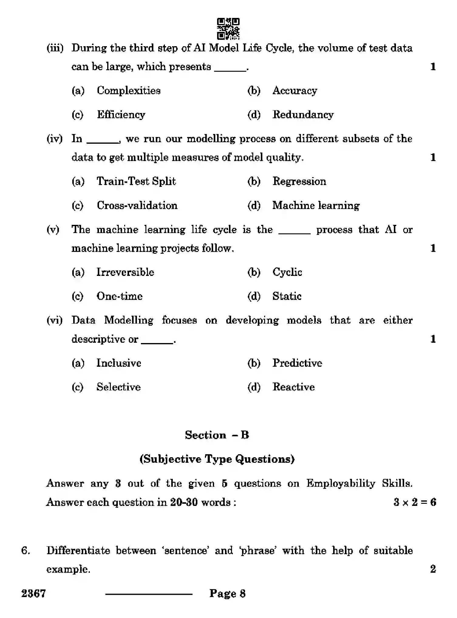 CBSE-Class-12-Previous-Year-Question-Papers-ARTIFICIAL-INTELLIGENCE-RQPS-SET-4-Page-8 Image
