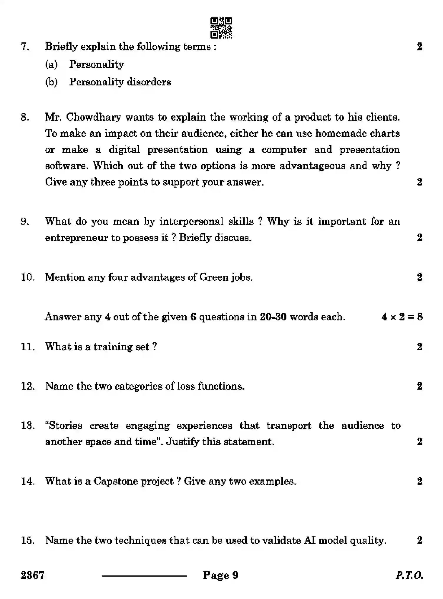 CBSE-Class-12-Previous-Year-Question-Papers-ARTIFICIAL-INTELLIGENCE-RQPS-SET-4-Page-9 Image