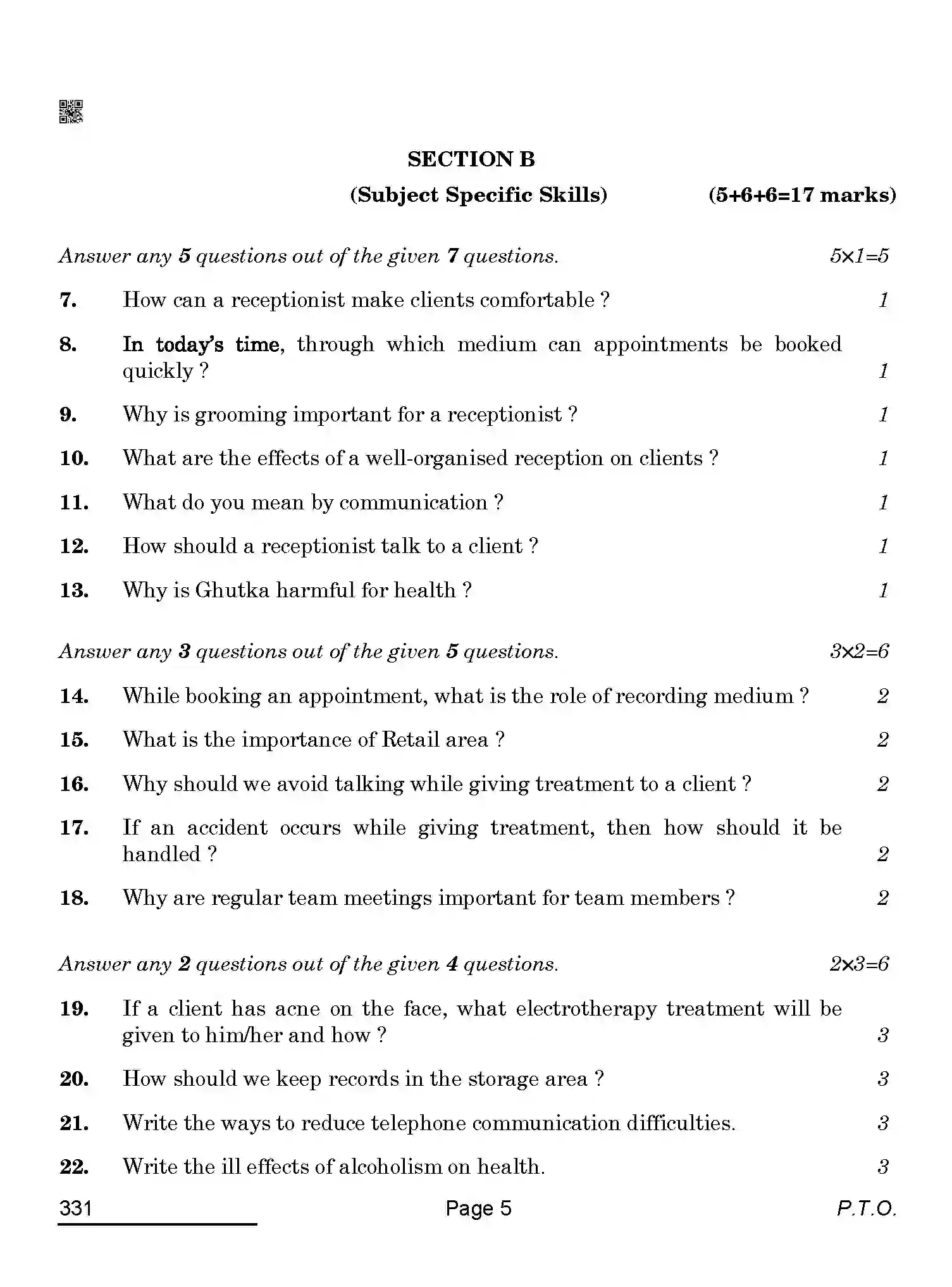 CBSE-Class-12-Previous-Year-Question-Papers-BEAUTY-AND-WELLNESS-ABA-SET-4-Page-5 Image