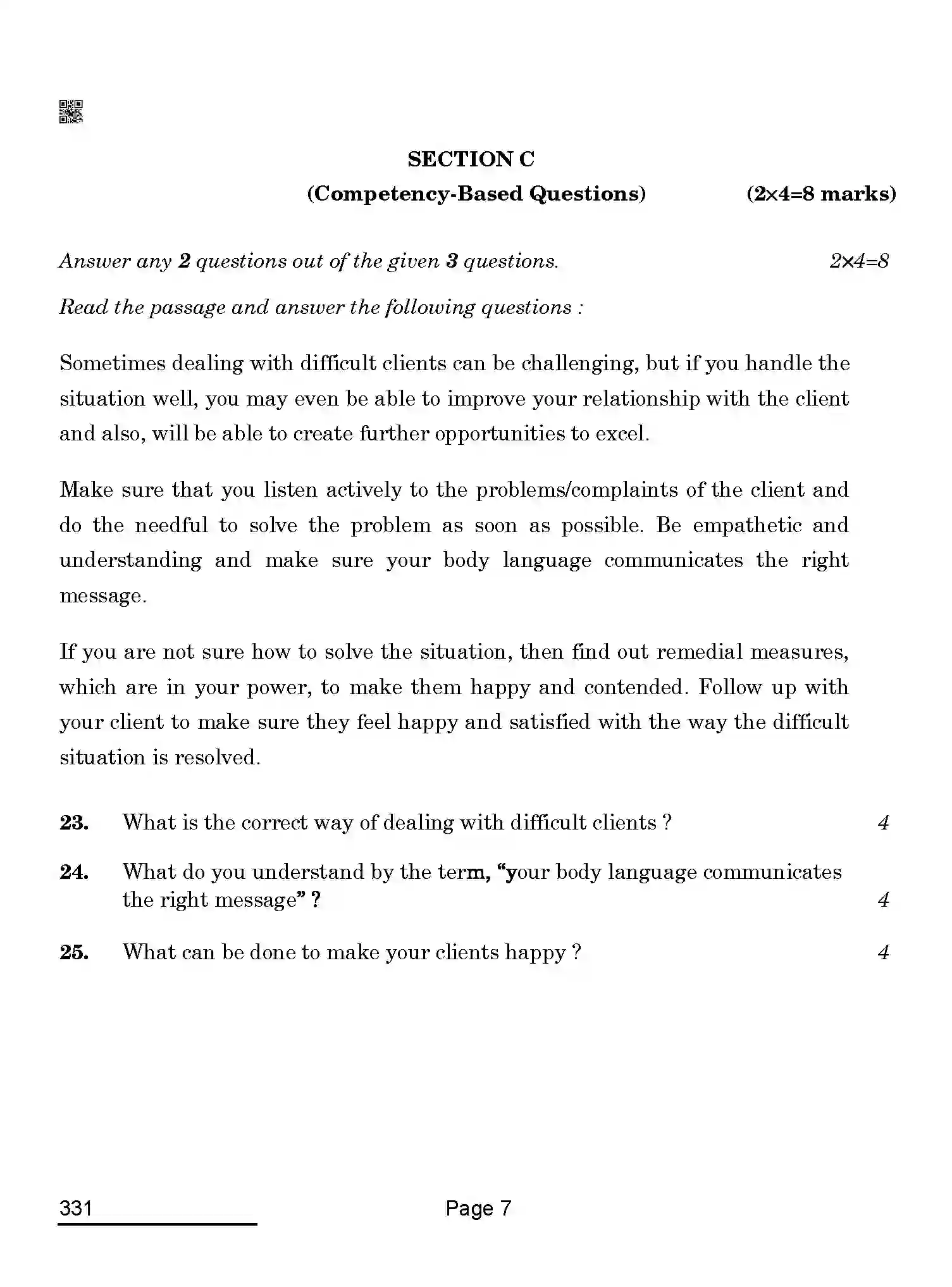 CBSE-Class-12-Previous-Year-Question-Papers-BEAUTY-AND-WELLNESS-ABA-SET-4-Page-7 Image
