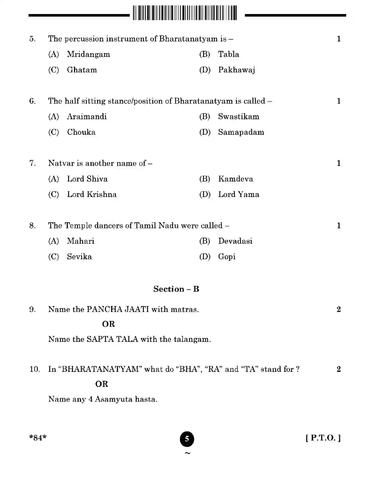 CBSE-Class-12-Previous-Year-Question-Papers-BHARATNATYAM-DANCE-YWXZ4-SET-4-Page-5 Image