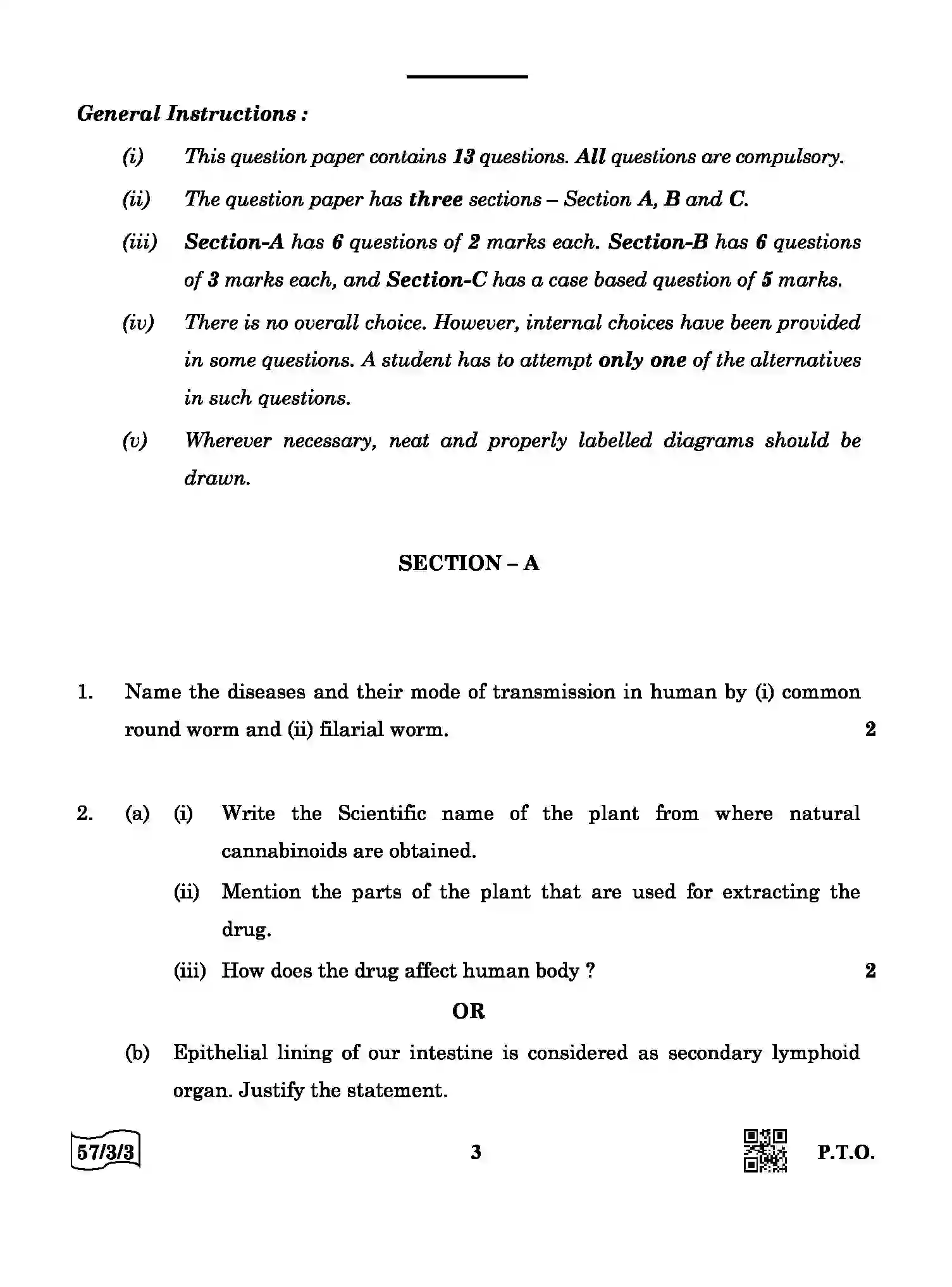 CBSE-Class-12-Previous-Year-Question-Papers-BIOLOGY-AABB4-3-SET-3-Page-3 Image
