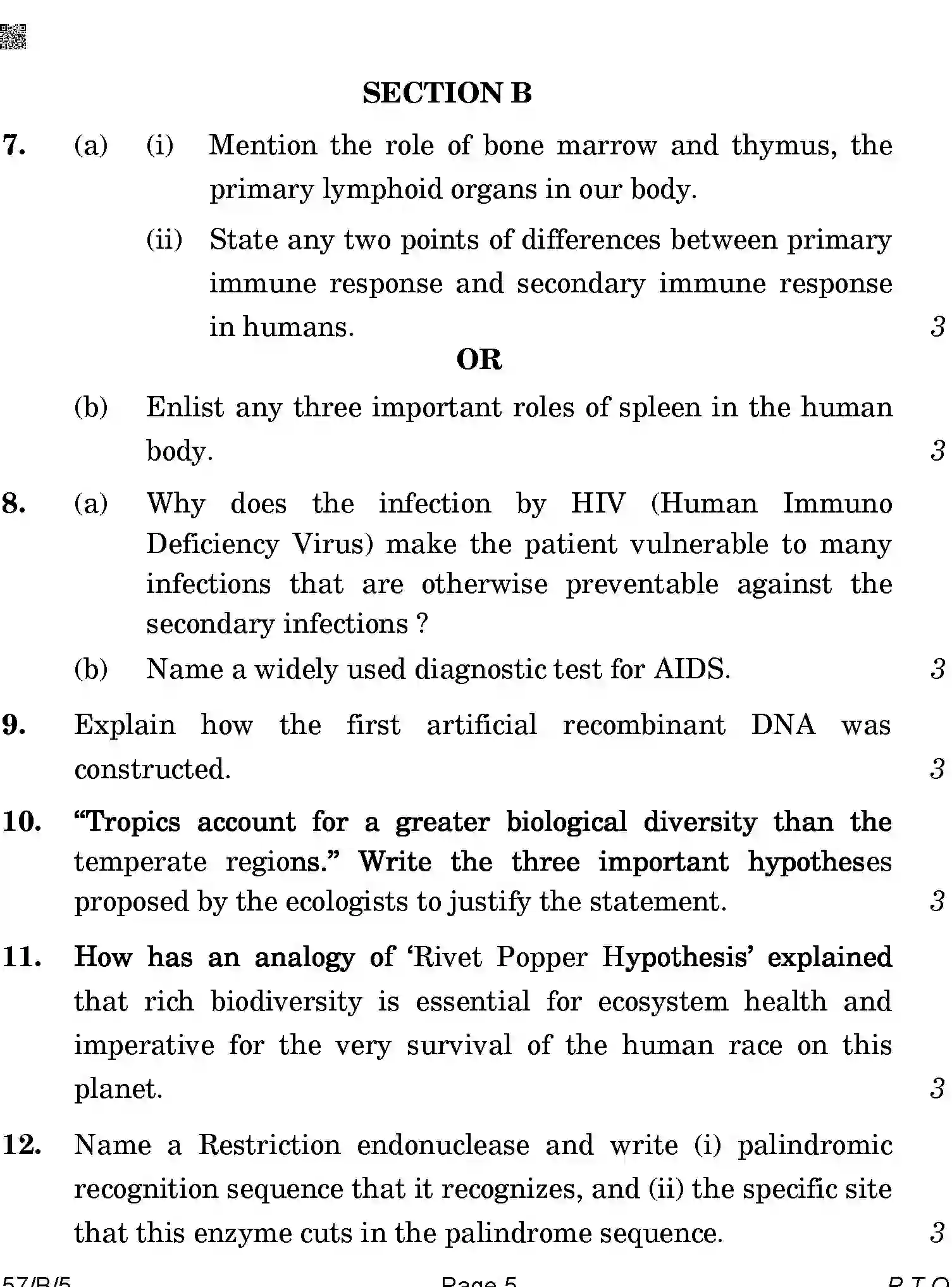 CBSE-Class-12-Previous-Year-Question-Papers-BIOLOGY-BAB-SET-5-BLIND-Page-5 Image