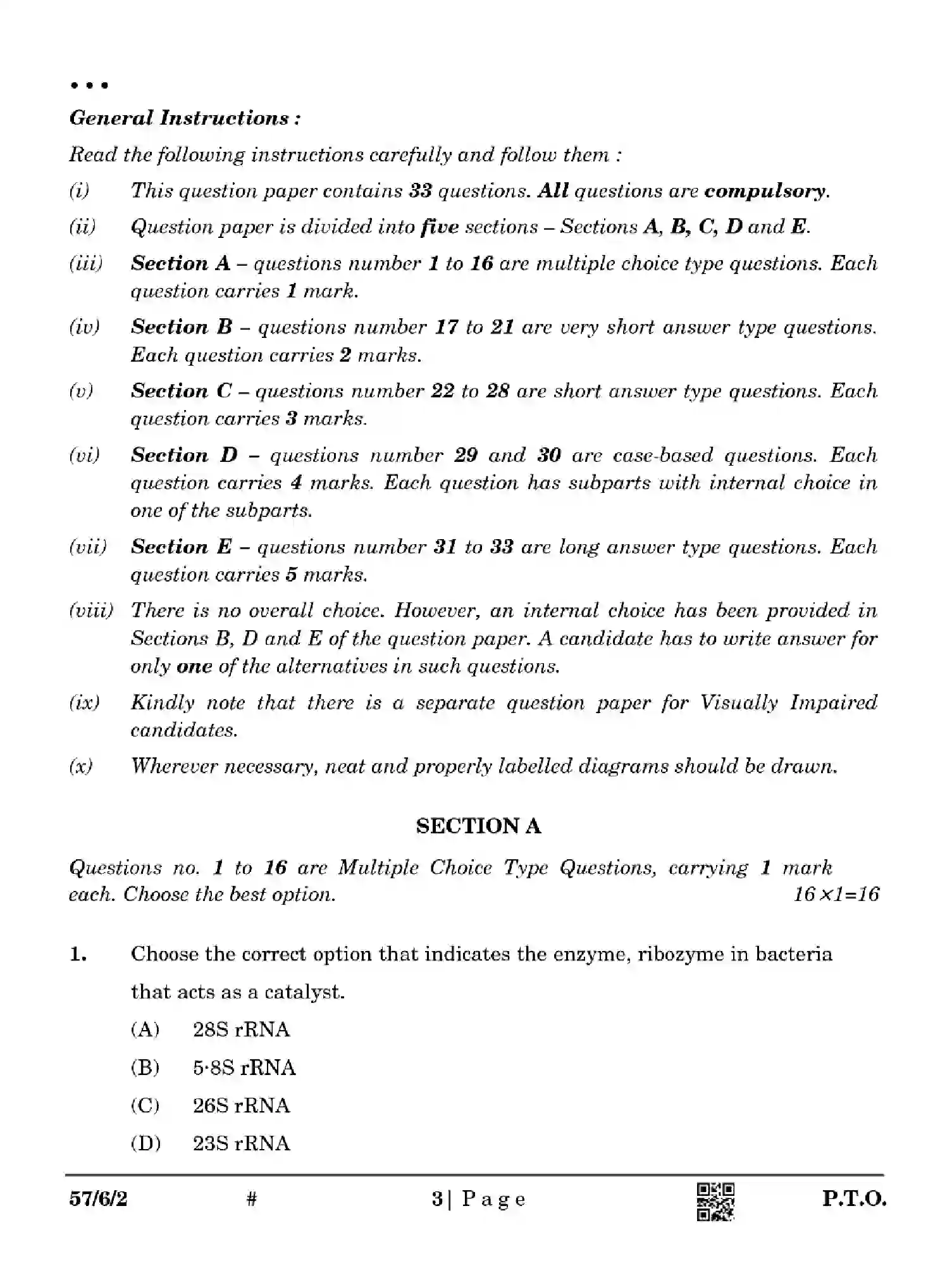 CBSE-Class-12-Previous-Year-Question-Papers-BIOLOGY-YWX6Z-SET-2-Page-3 Image