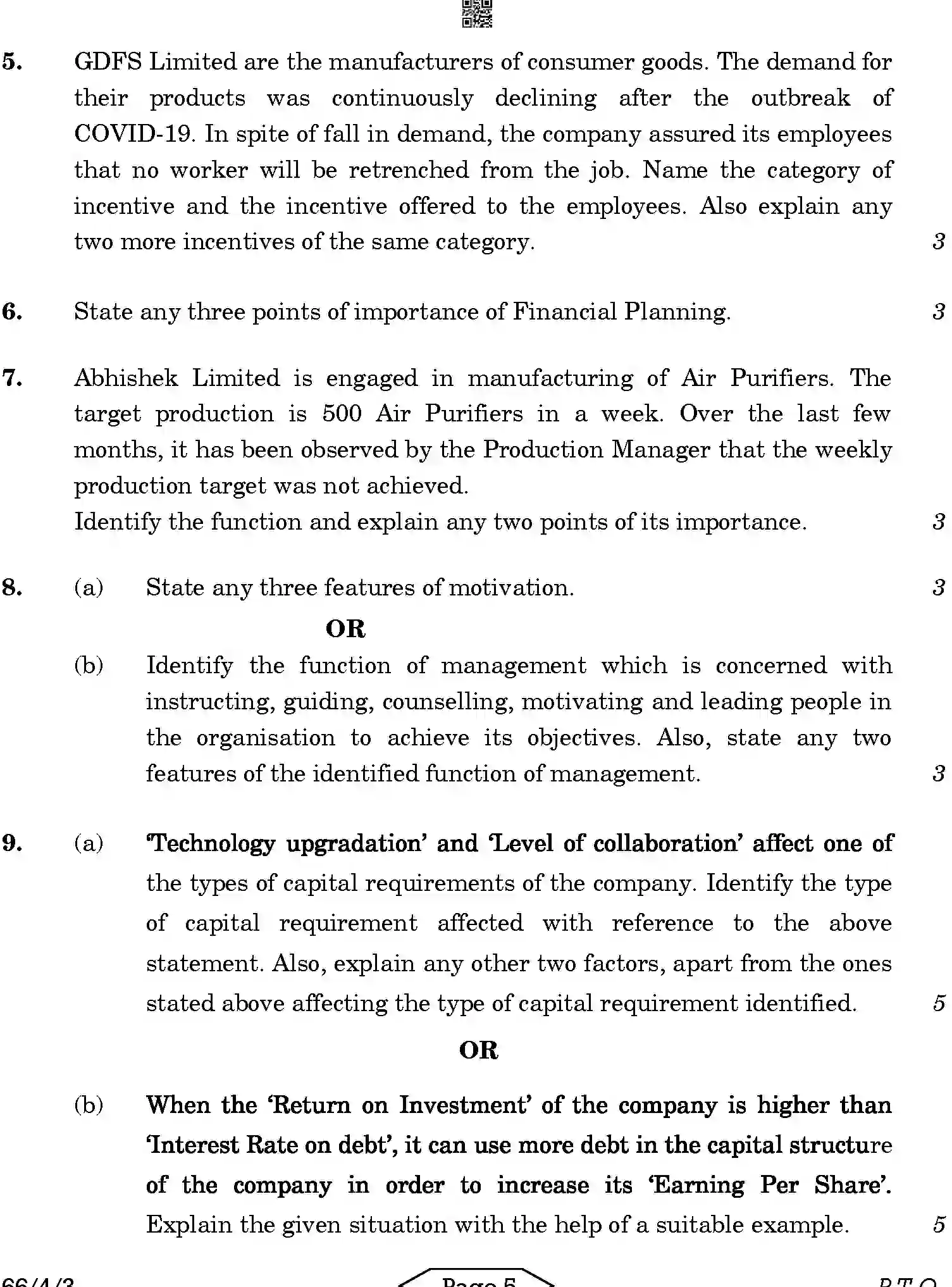CBSE-Class-12-Previous-Year-Question-Papers-BUSINESS-STUDIES-AB2CD-4-SET-3-Page-5 Image