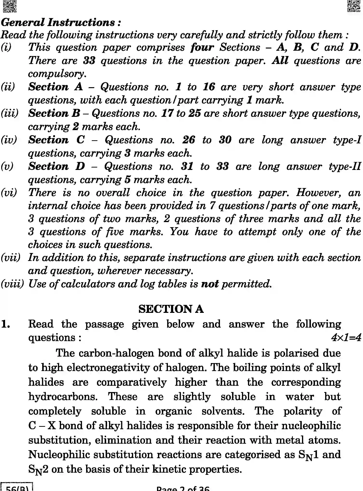 CBSE-Class-12-Previous-Year-Question-Papers-CHEMISTRY-1HKP6-C-SET-4-BLIND-COMP-Page-2 Image