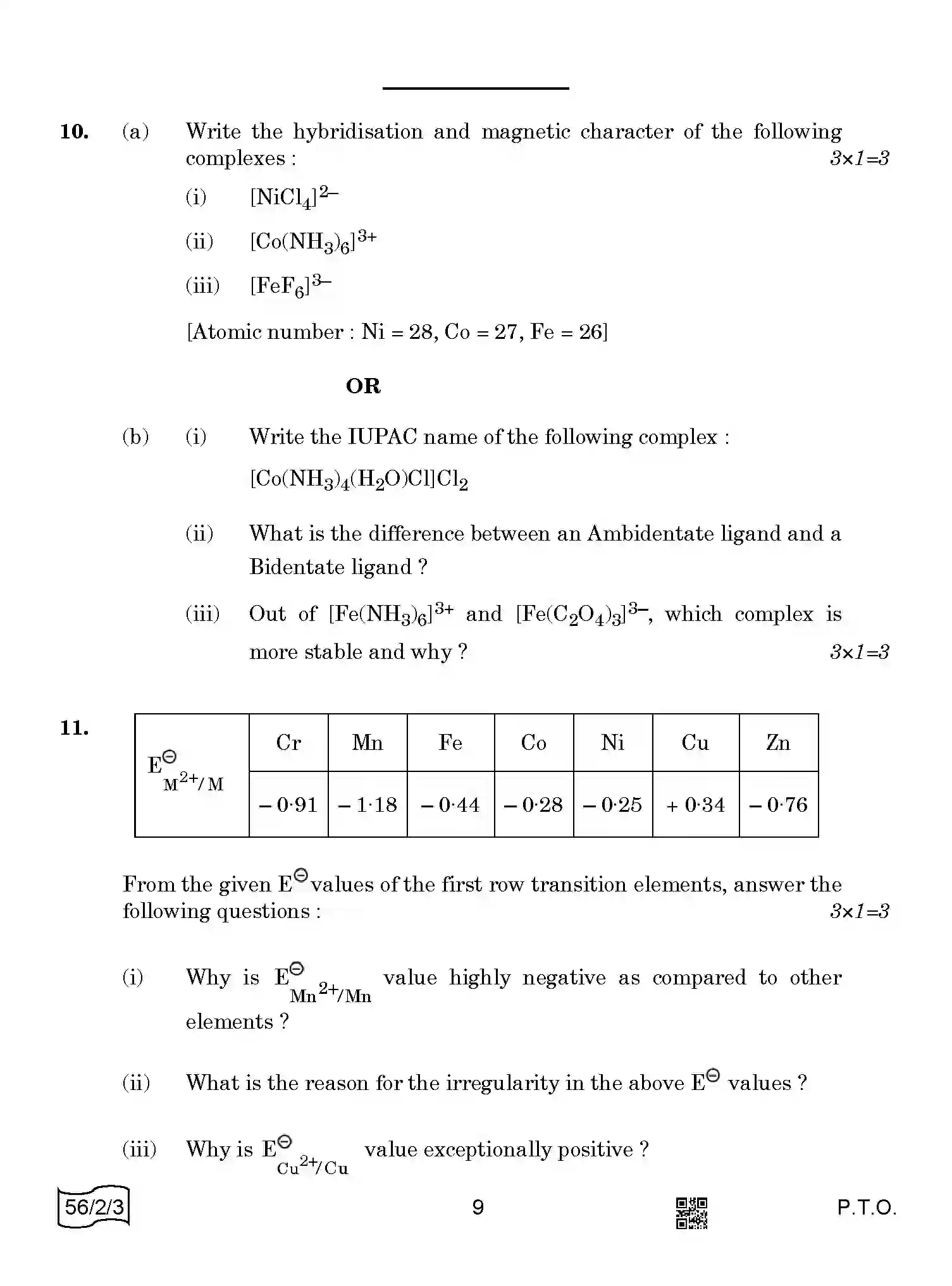 CBSE-Class-12-Previous-Year-Question-Papers-CHEMISTRY-AABB1-2-SET-3-Page-9 Image