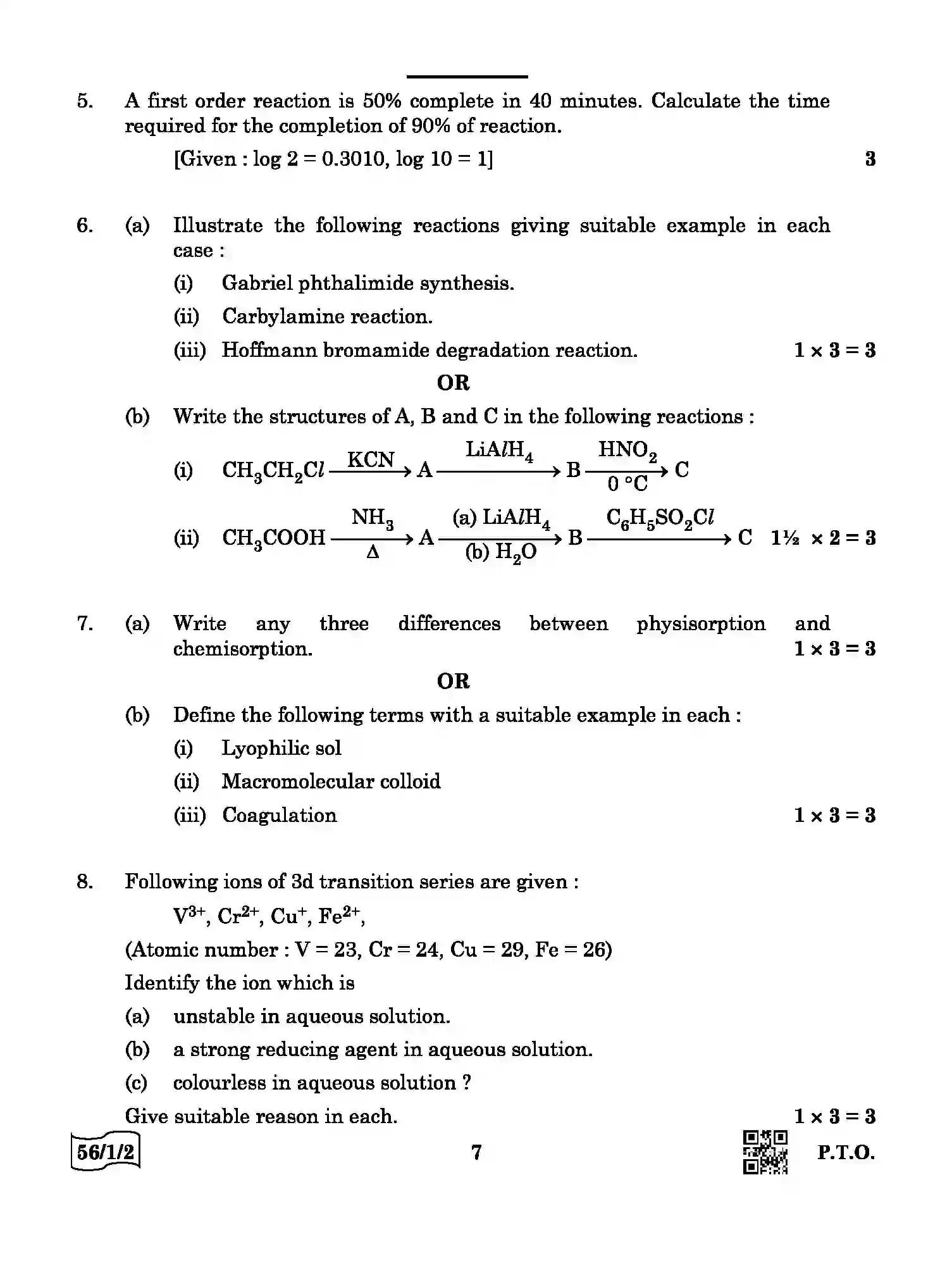 CBSE-Class-12-Previous-Year-Question-Papers-CHEMISTRY-AABB3-1-SET-2-Page-7 Image